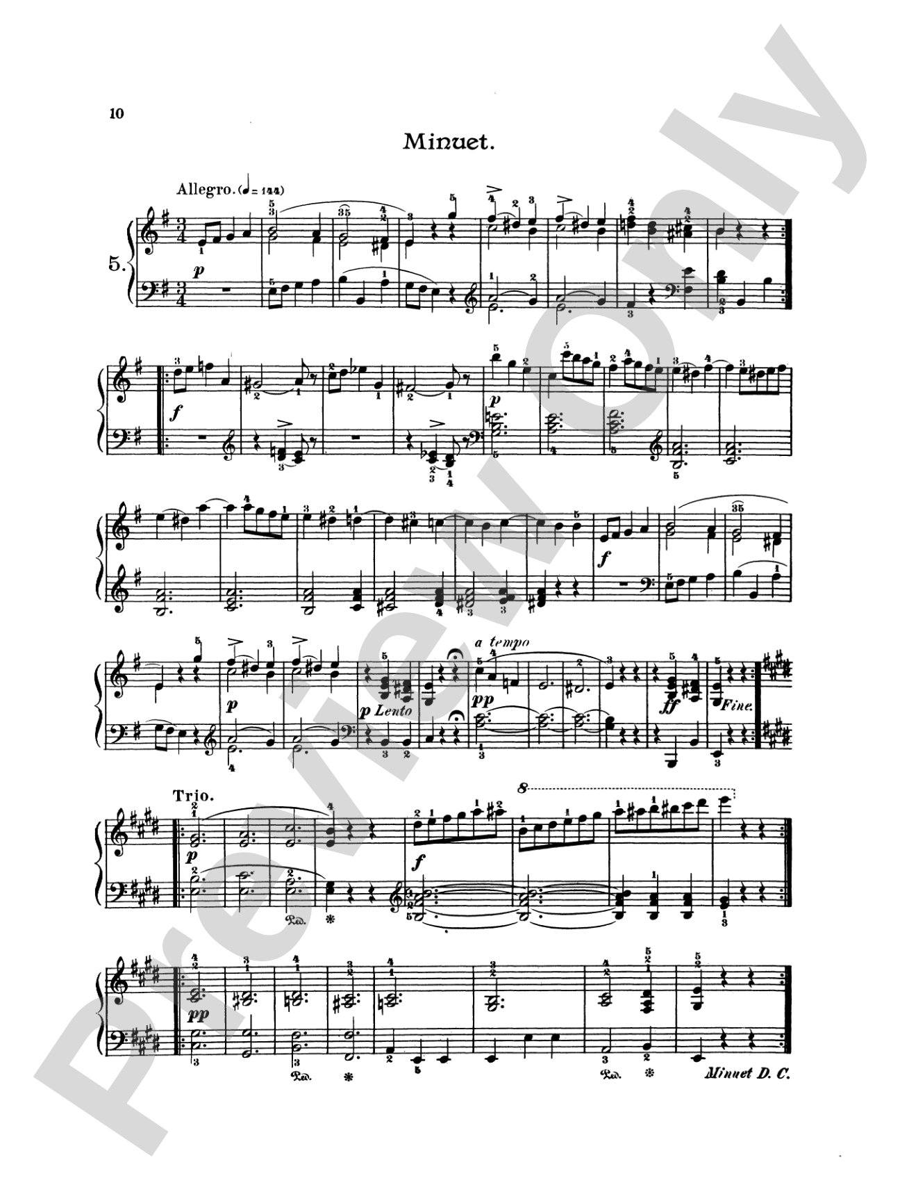 Bertini: Twenty-four Melodious Pieces