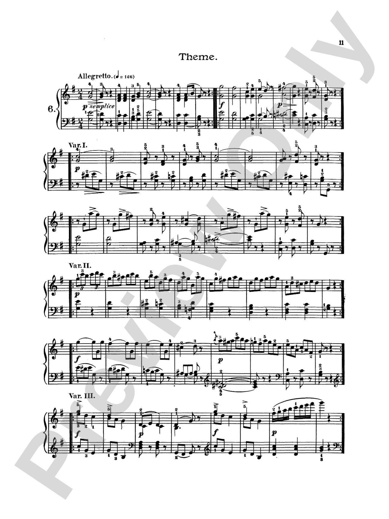Bertini: Twenty-four Melodious Pieces