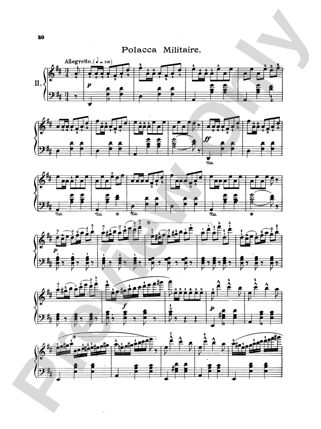 Bertini: Twenty-four Melodious Pieces