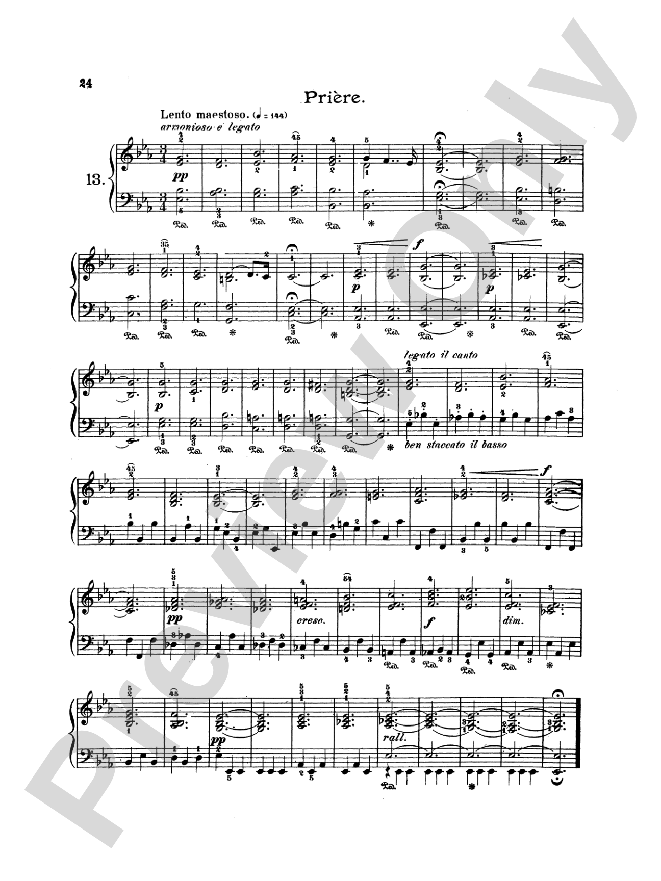 Bertini: Twenty-four Melodious Pieces