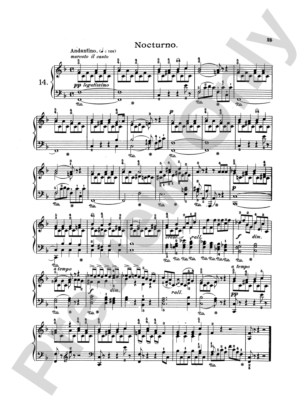 Bertini: Twenty-four Melodious Pieces