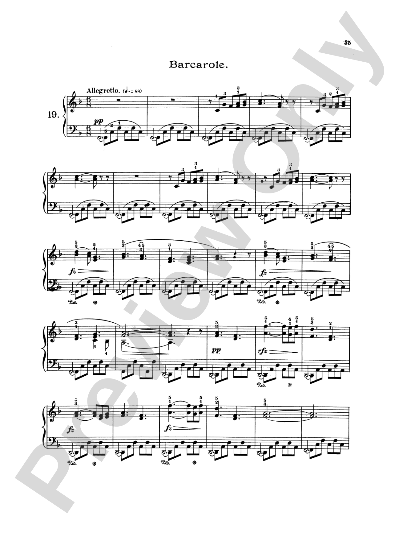 Bertini: Twenty-four Melodious Pieces