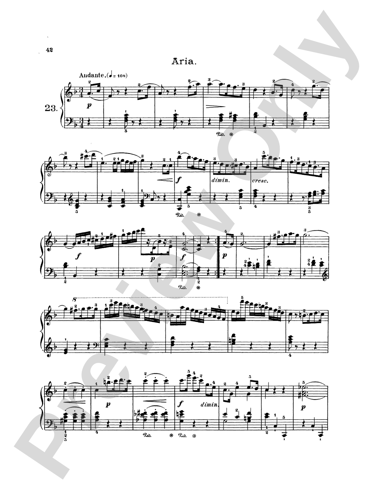 Bertini: Twenty-four Melodious Pieces