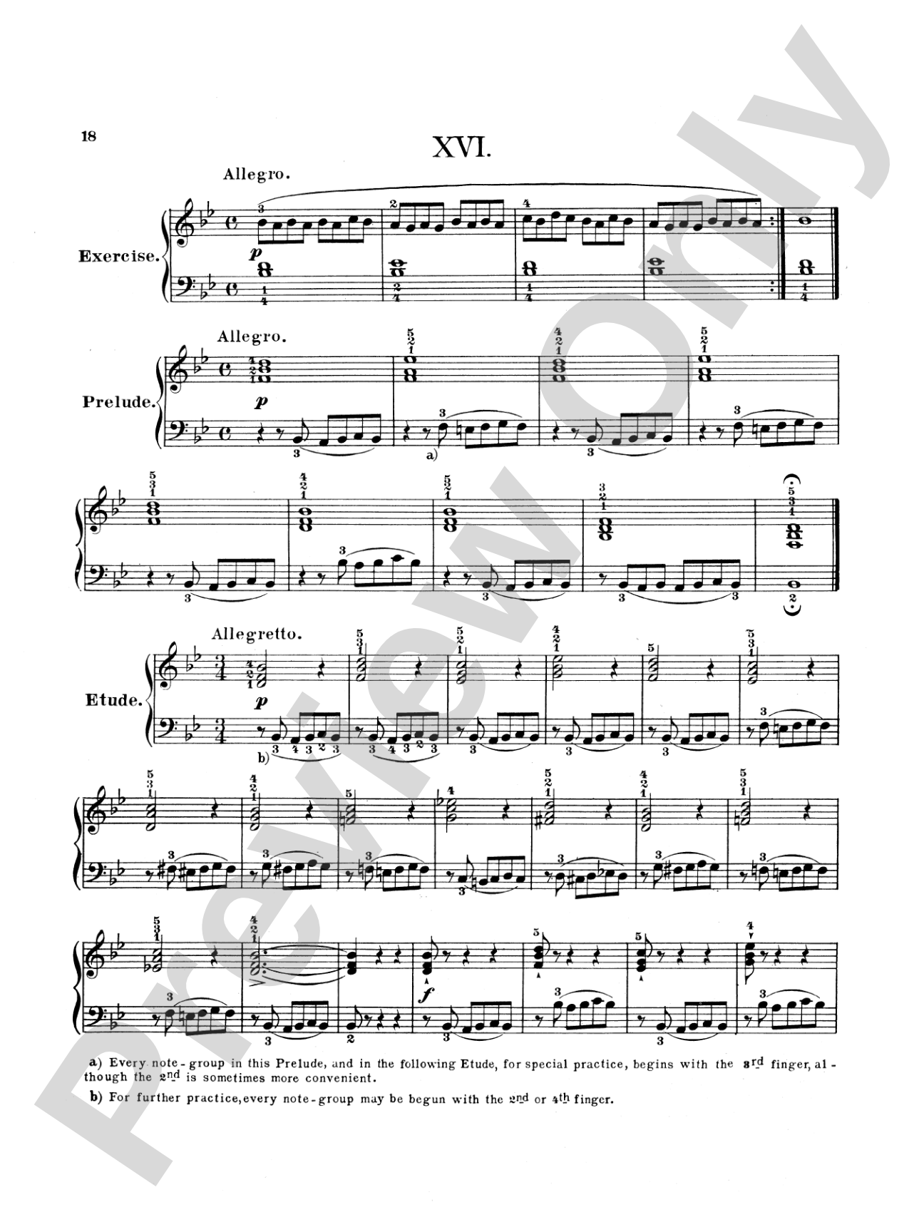 Bertini: Twenty-five Primary Etudes, Op. 166