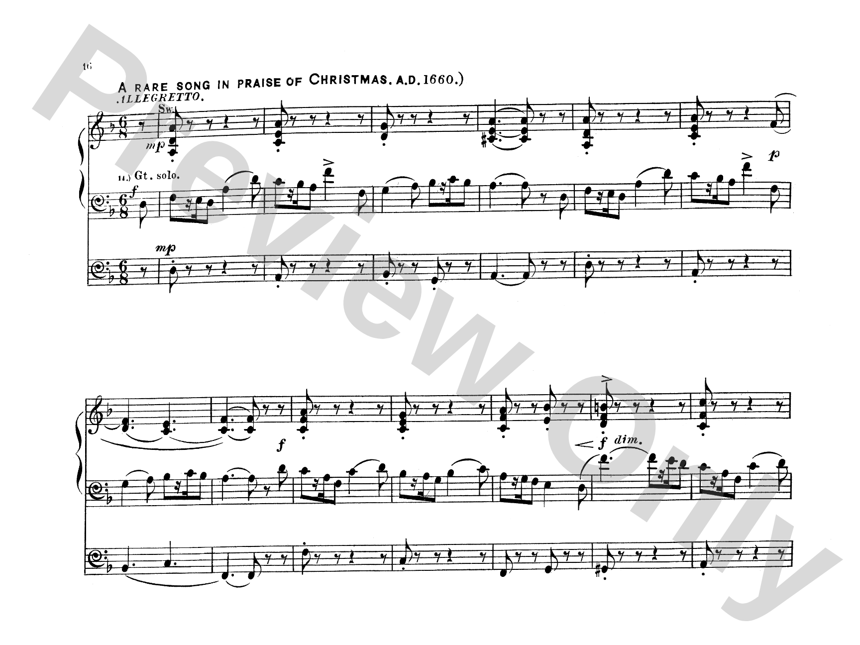 Best: A Christmas Fantasia on Old English Carols: Organ Comb Bound Book