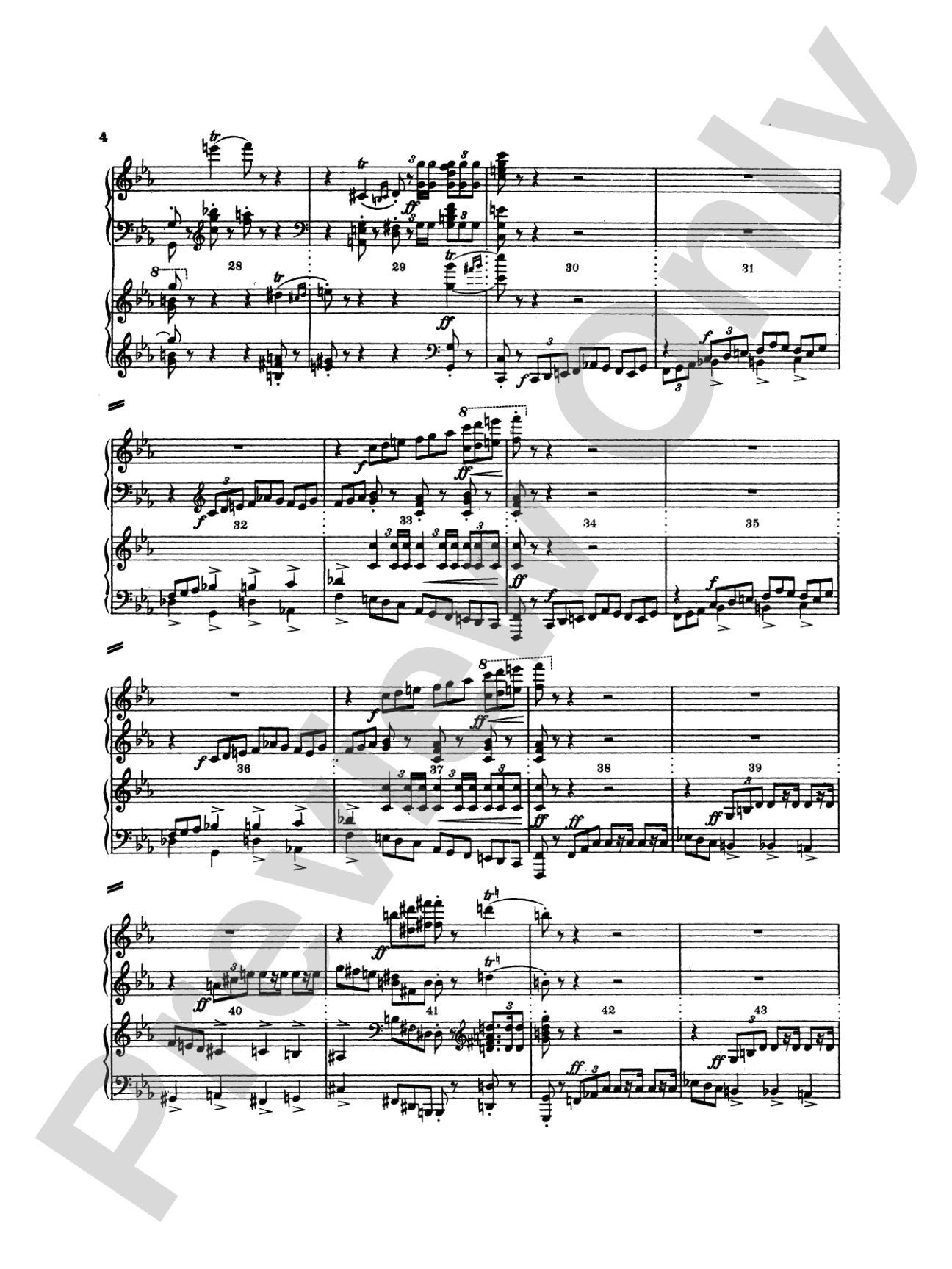 Bizet: Children's Suite (Jeux D'Enfants): Piano Duo (2 Pianos, 4 Hands) Book (2 copies required)