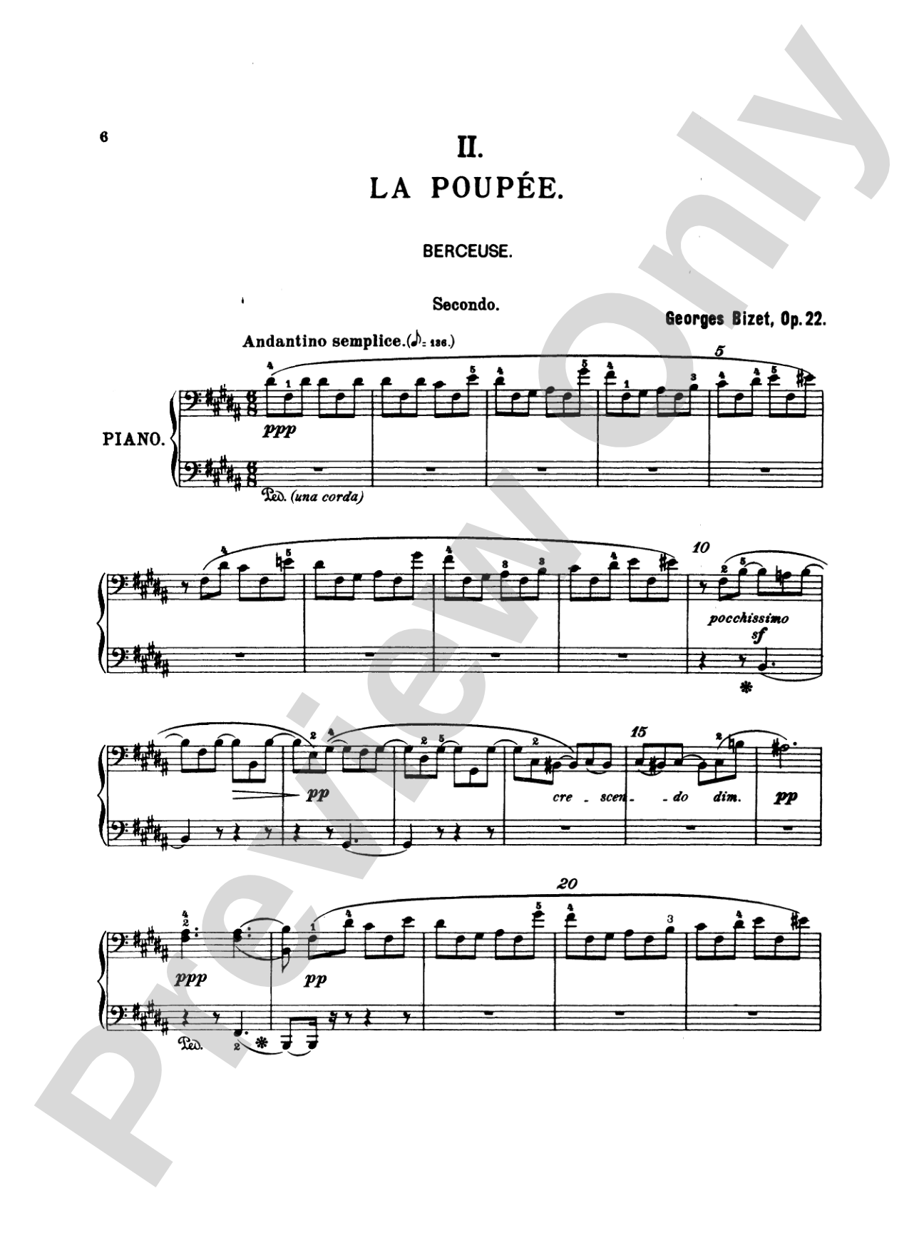 Bizet: Jeux D'Enfants, Op. 22