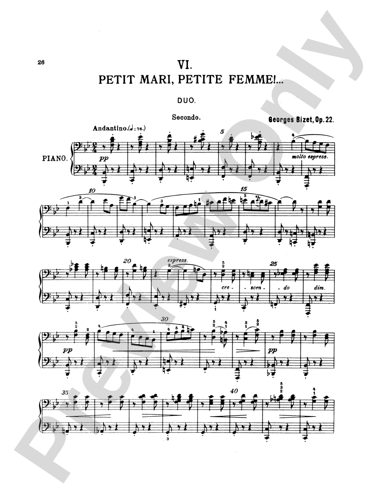Bizet: Jeux D'Enfants, Op. 22