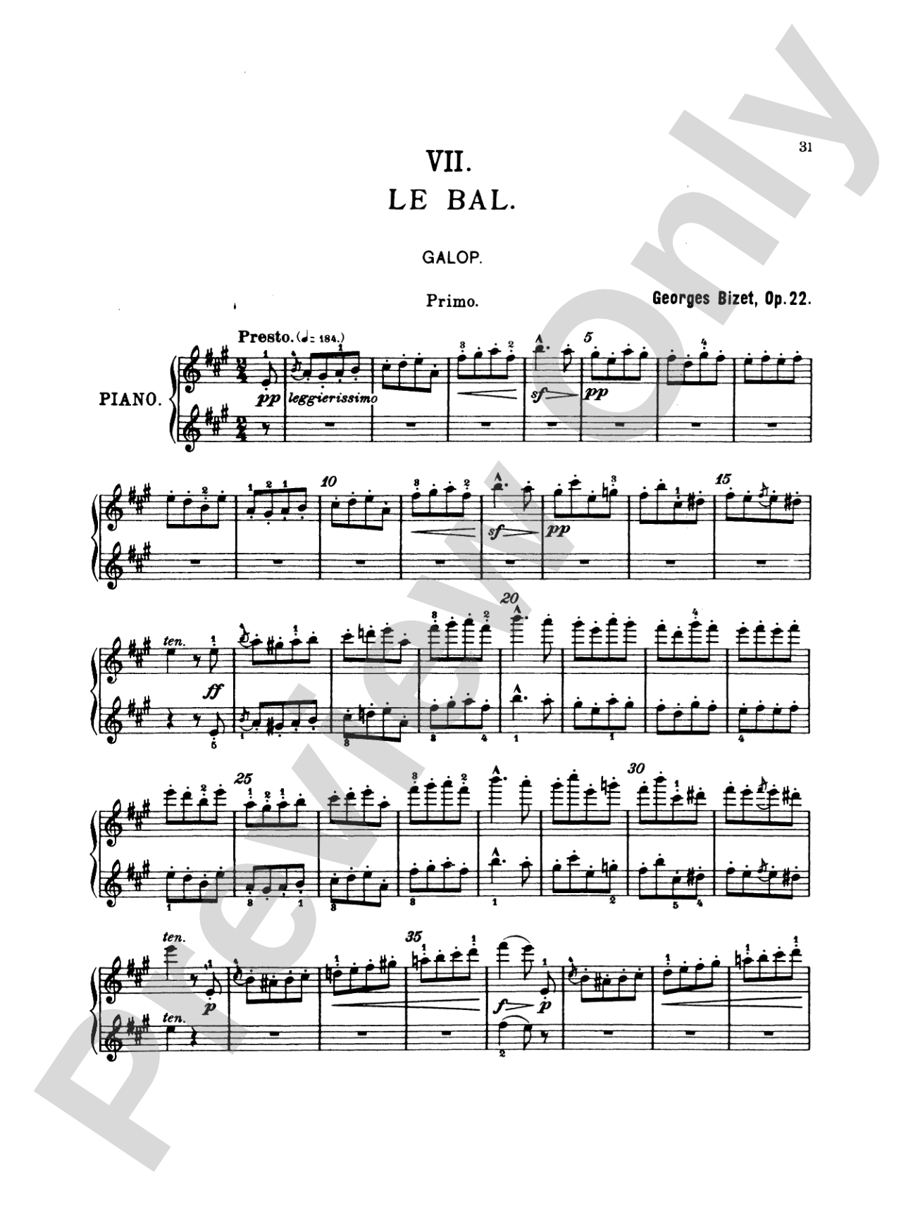 Bizet: Jeux D'Enfants, Op. 22
