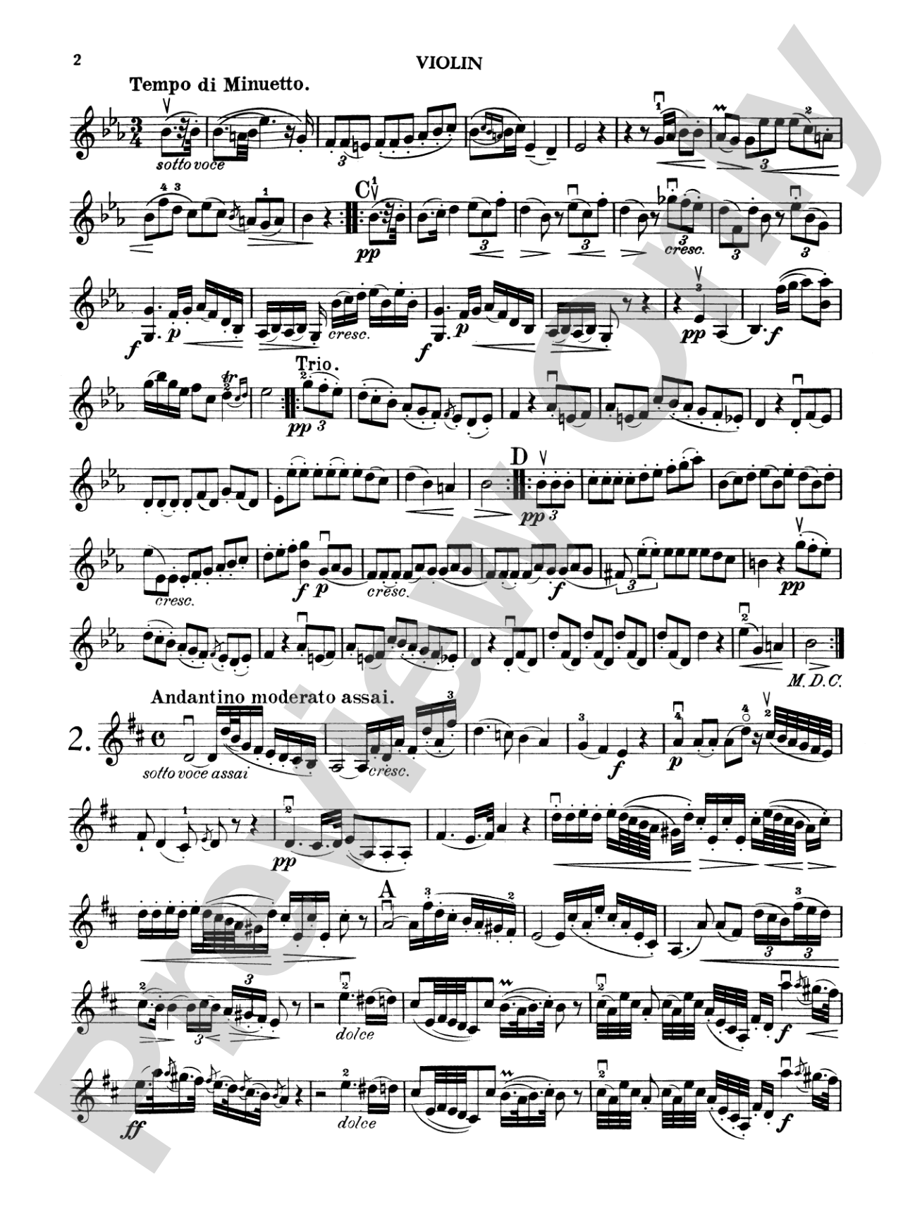 Boccherini: Three Trios, Op. 38: String Trio Book