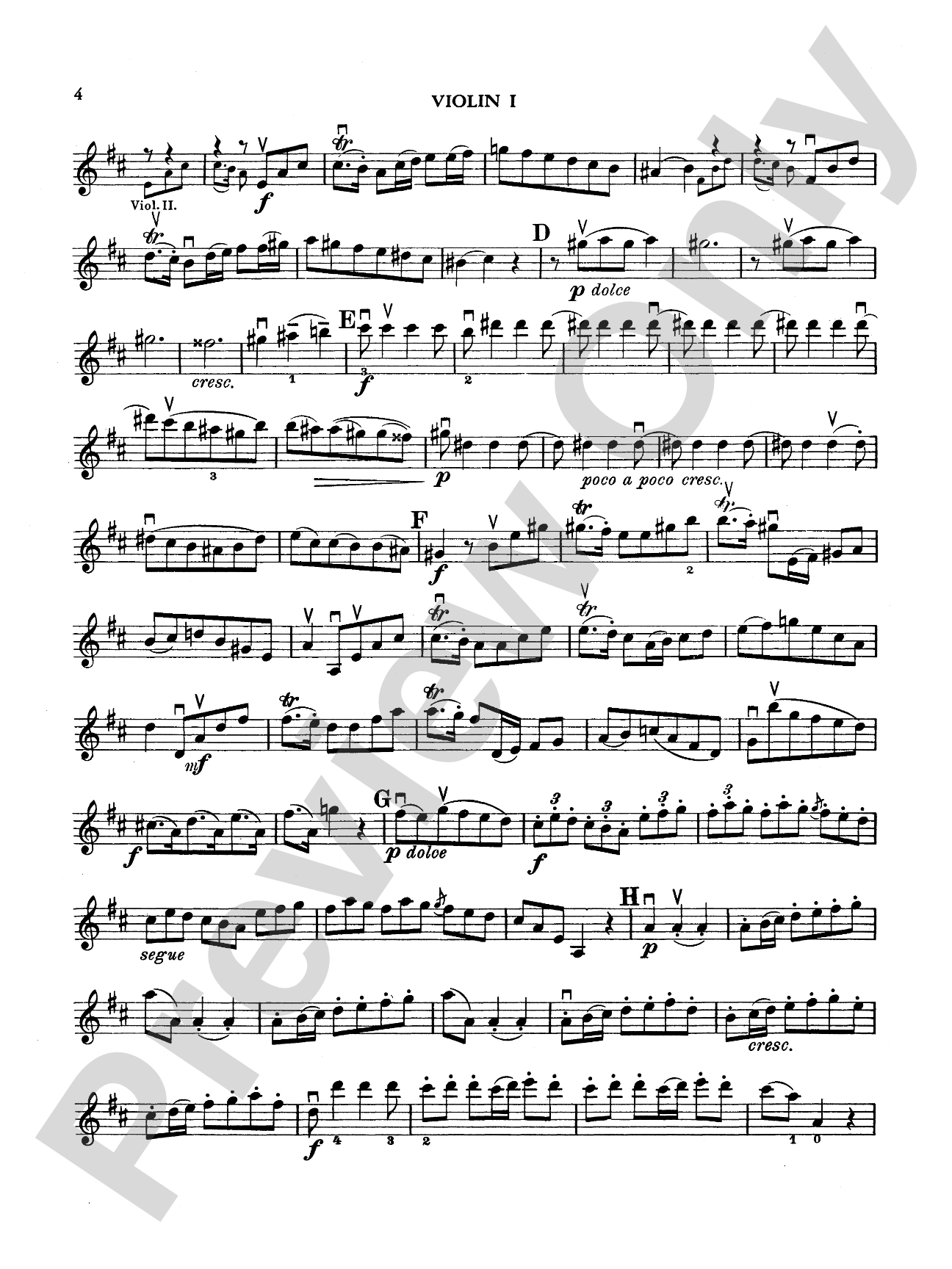 Boccherini: Nine Selected String Quartets: String Quartet Book
