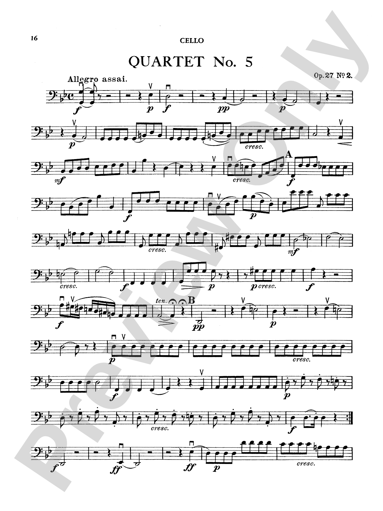 Boccherini: Nine Selected String Quartets
