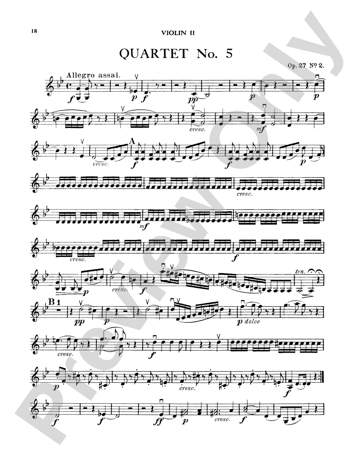Boccherini: Nine Selected String Quartets