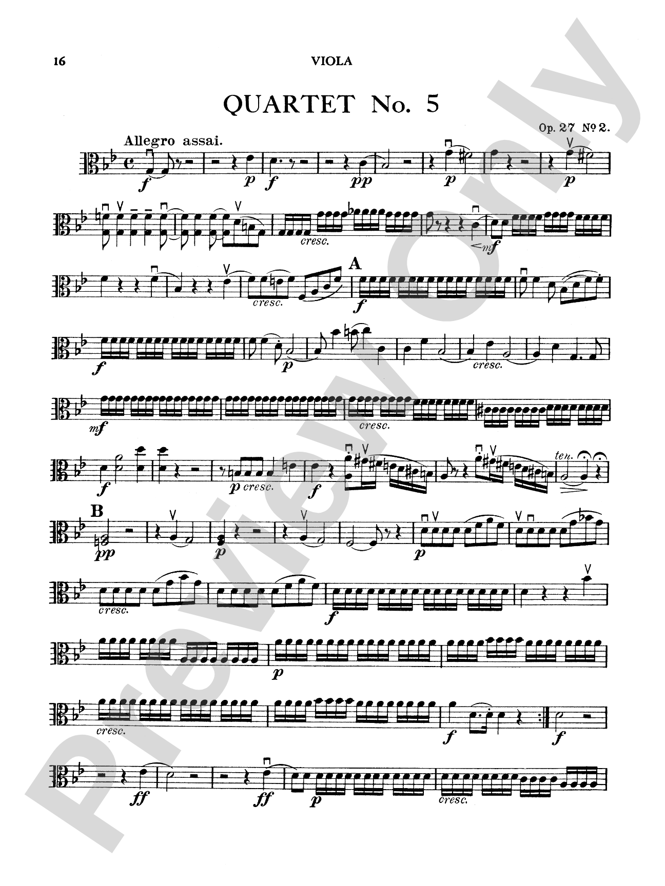 Boccherini: Nine Selected String Quartets