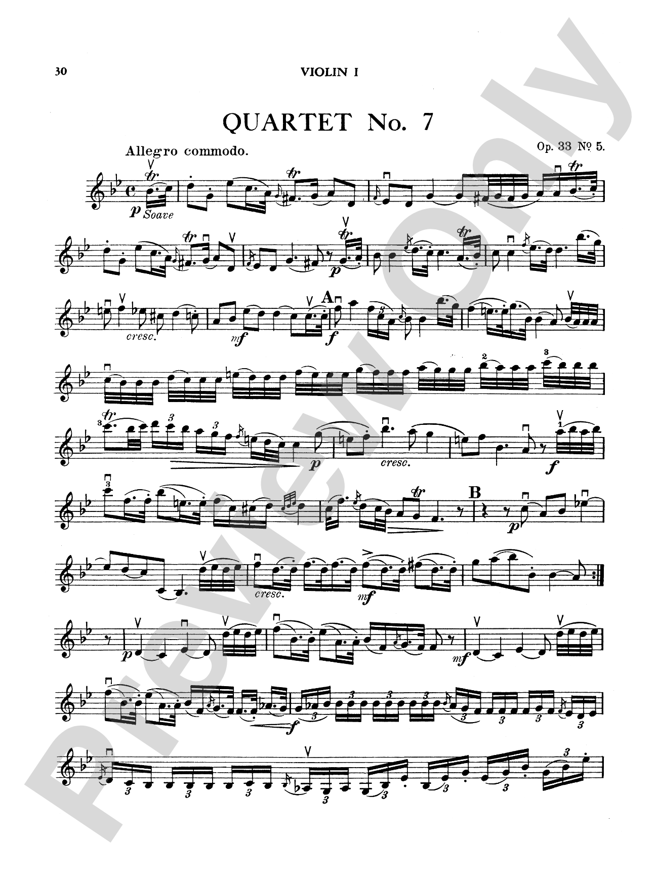Boccherini: Nine Selected String Quartets