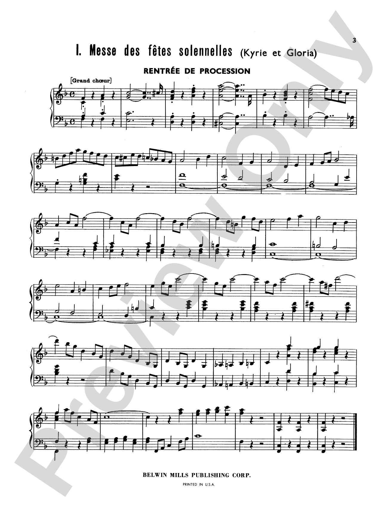 Boëly: Liturgical Service, Volume I: Organ Book