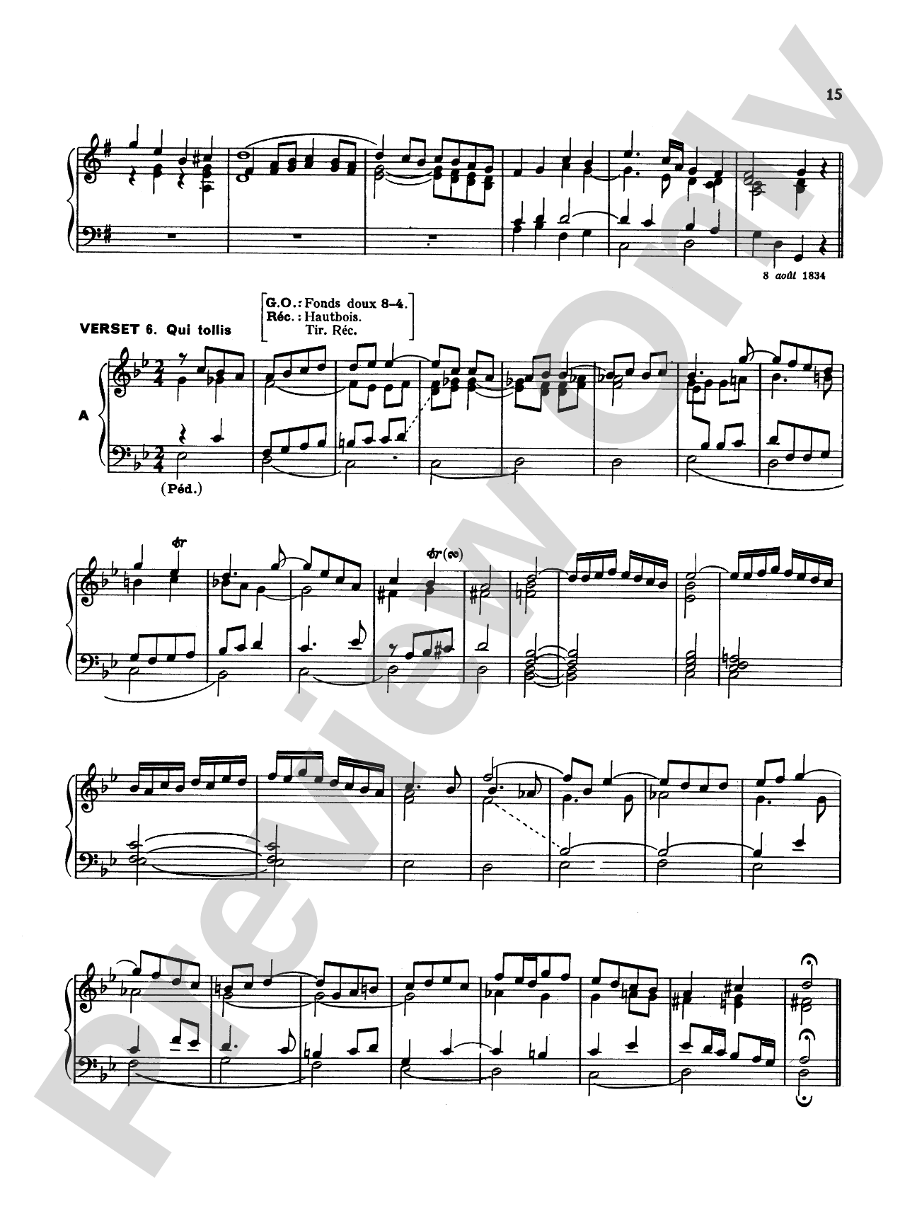 Boëly: Liturgical Service, Volume I: Organ Book