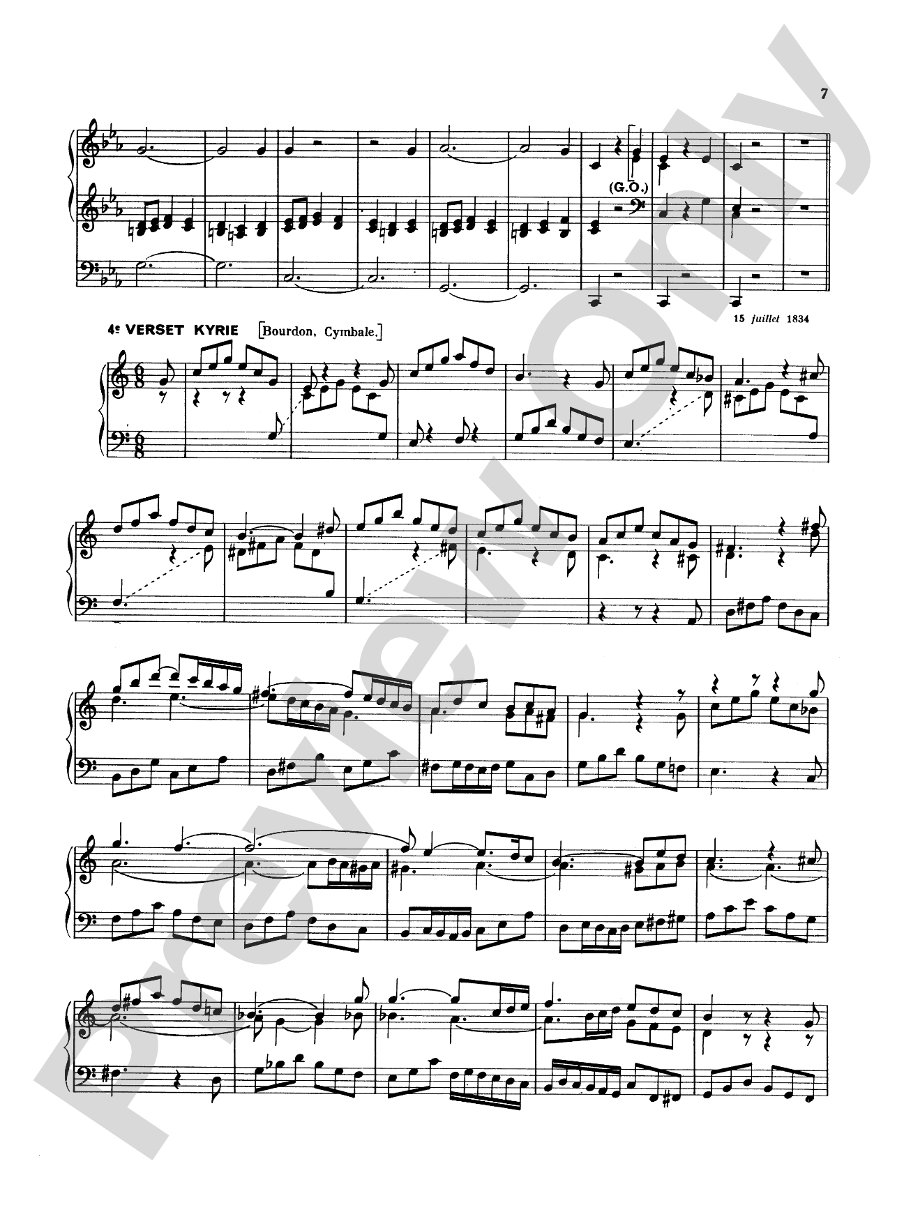Boëly: Liturgical Service, Volume I: Organ Book