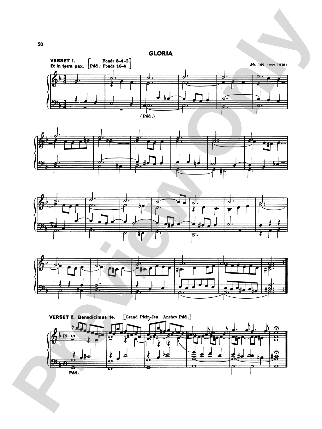 Boëly: Liturgical Service, Volume II: Organ Book