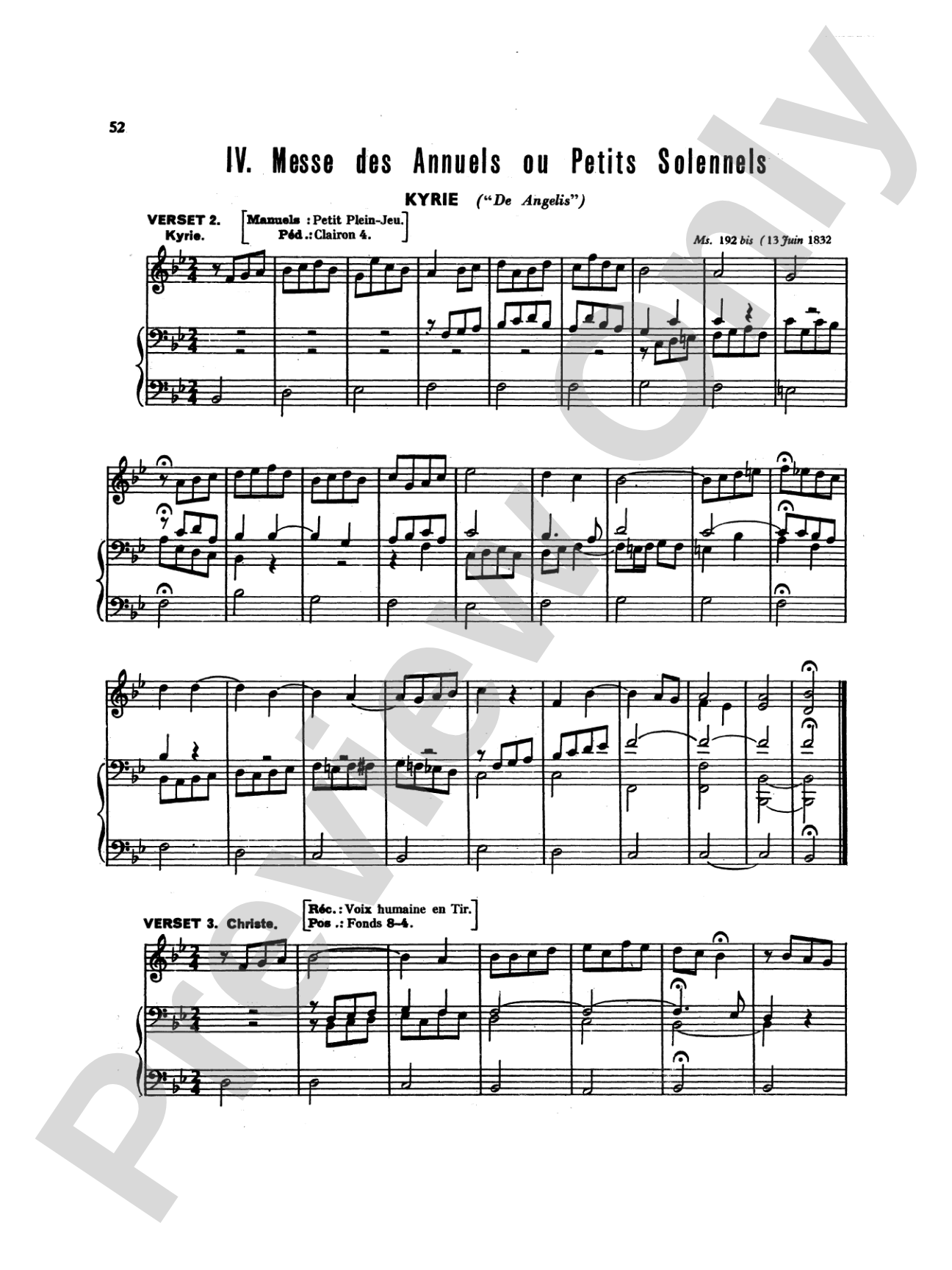 Boëly: Liturgical Service, Volume II