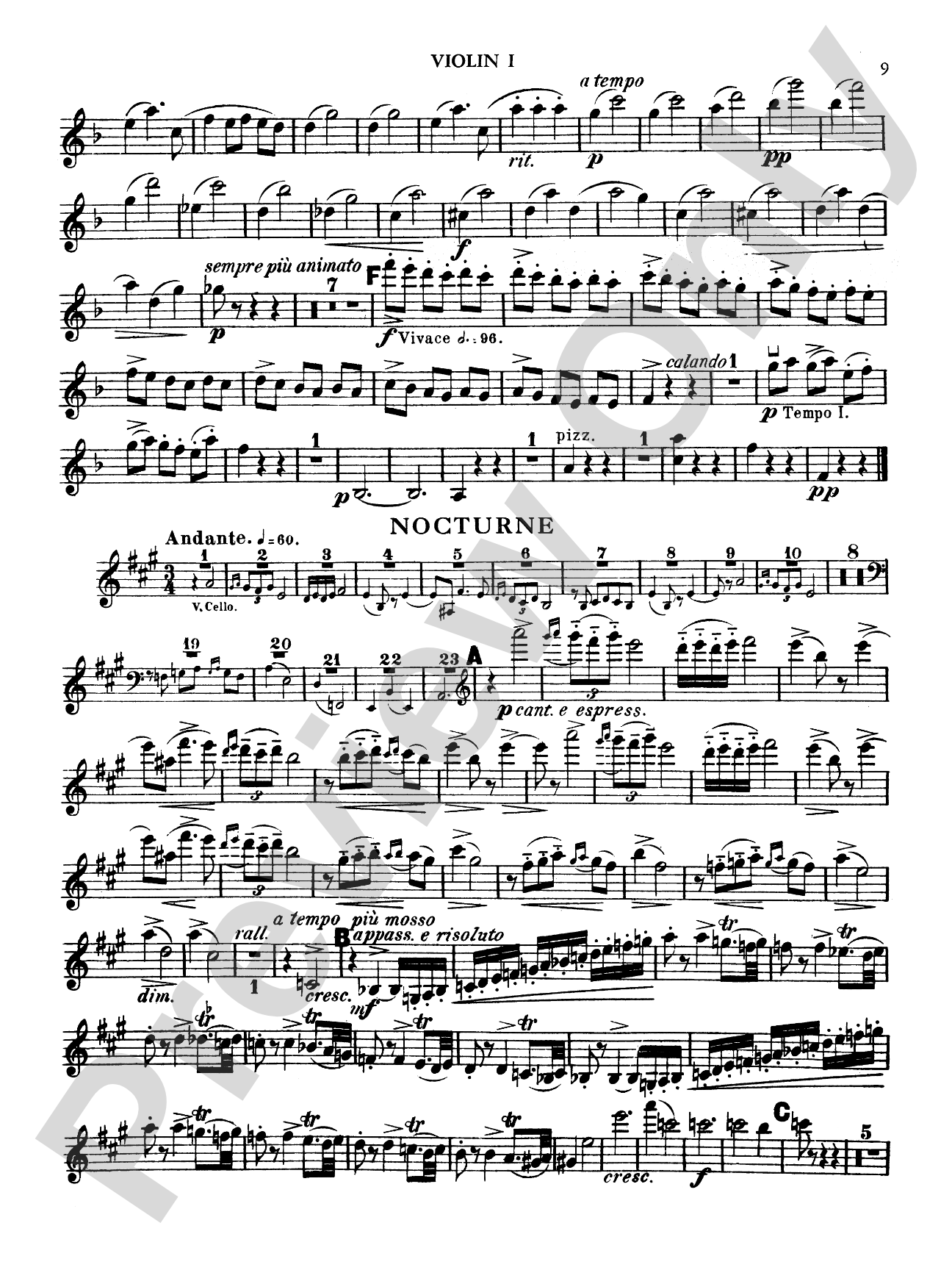 Borodin: String Quartet No. 2 in D Major: String Quartet Book