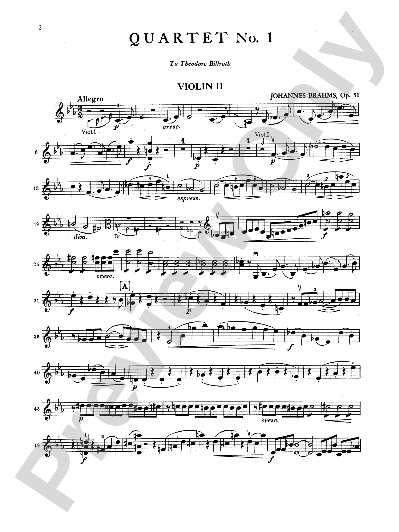Brahms: Three String Quartets, Op. 51, Nos. 1 & 2, Op. 67