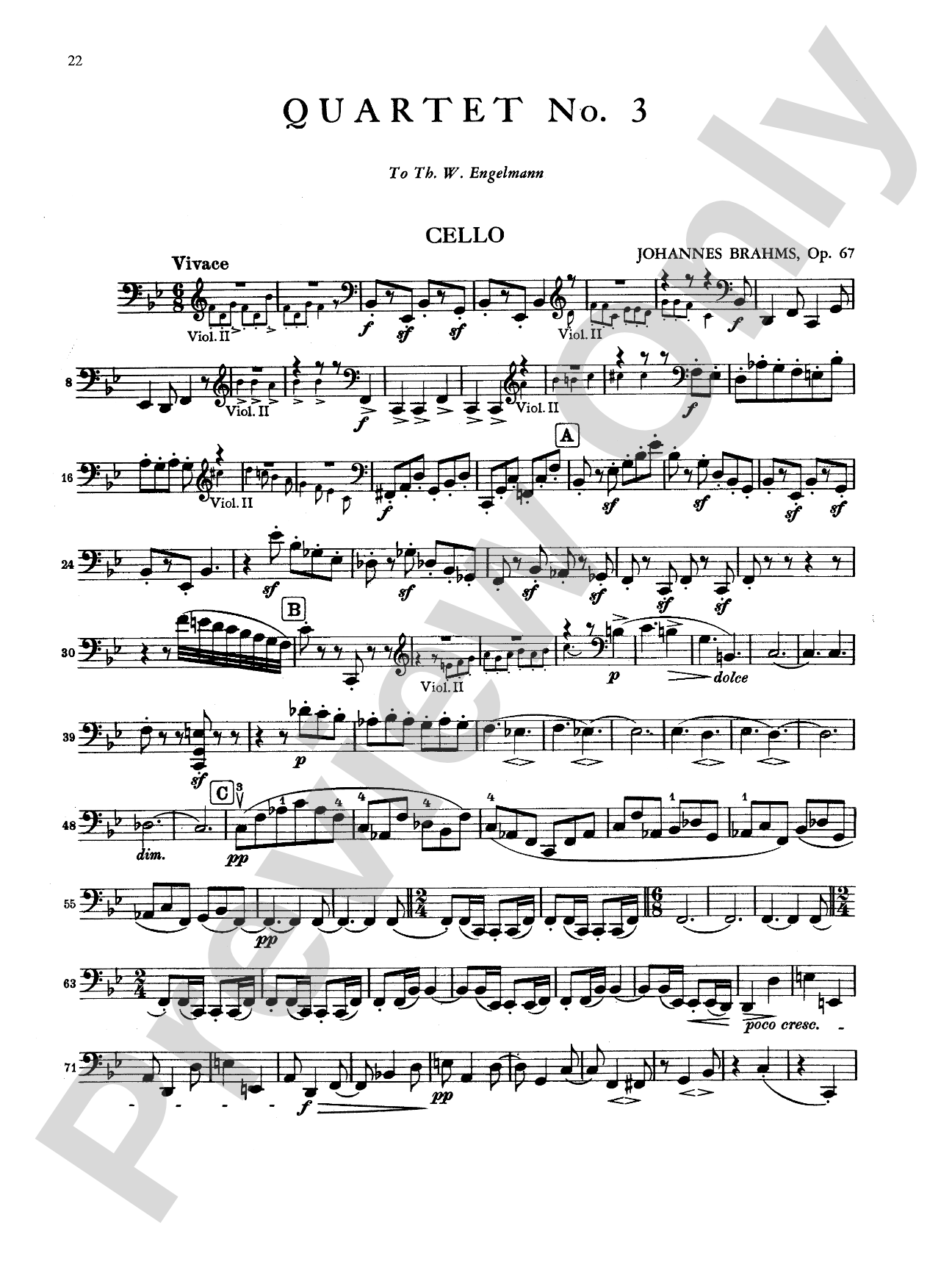 Brahms: Three String Quartets, Op. 51, Nos. 1 & 2, Op. 67