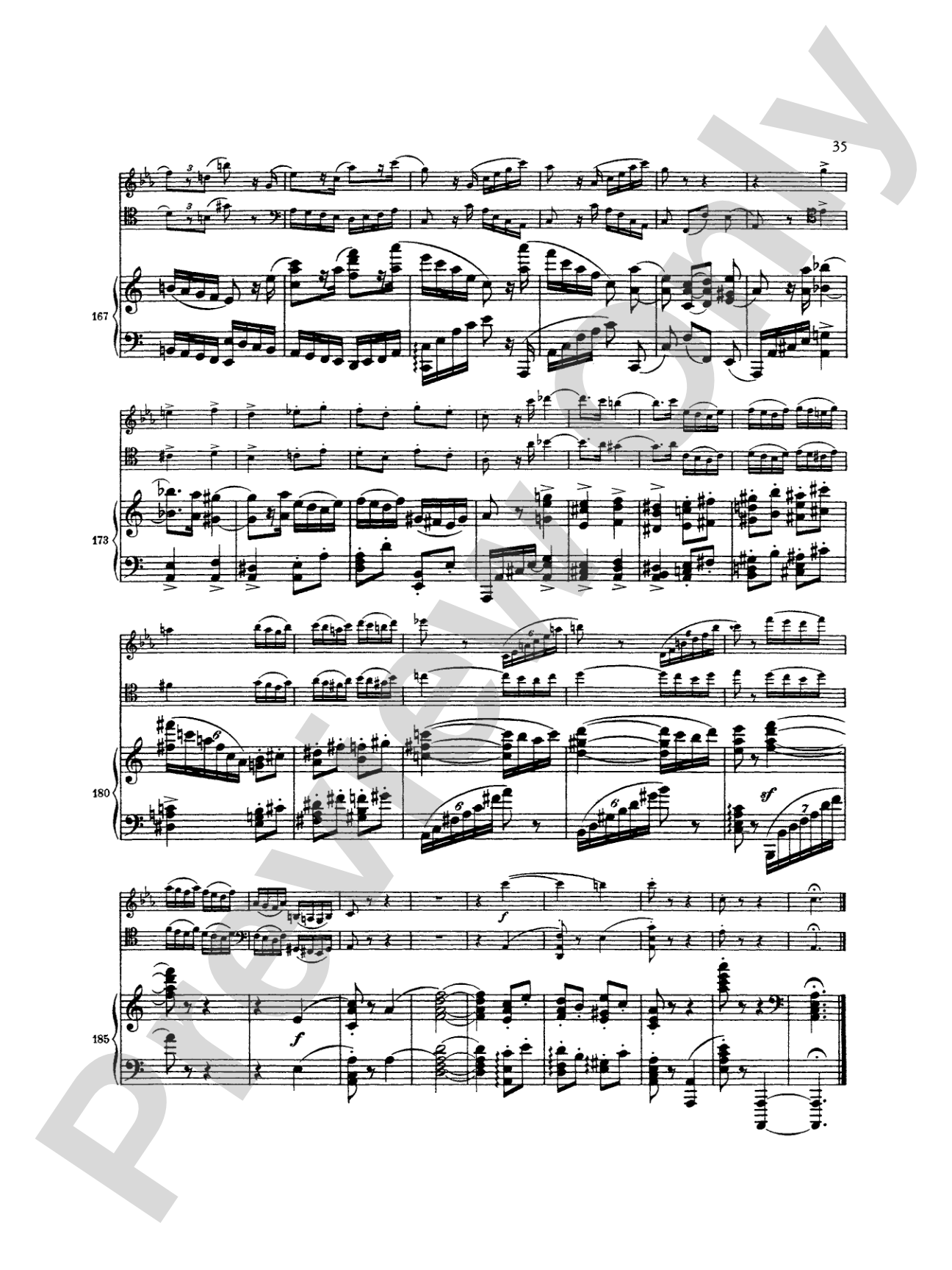 Brahms: Trio in A Minor, Op. 114: Chamber Trio Book