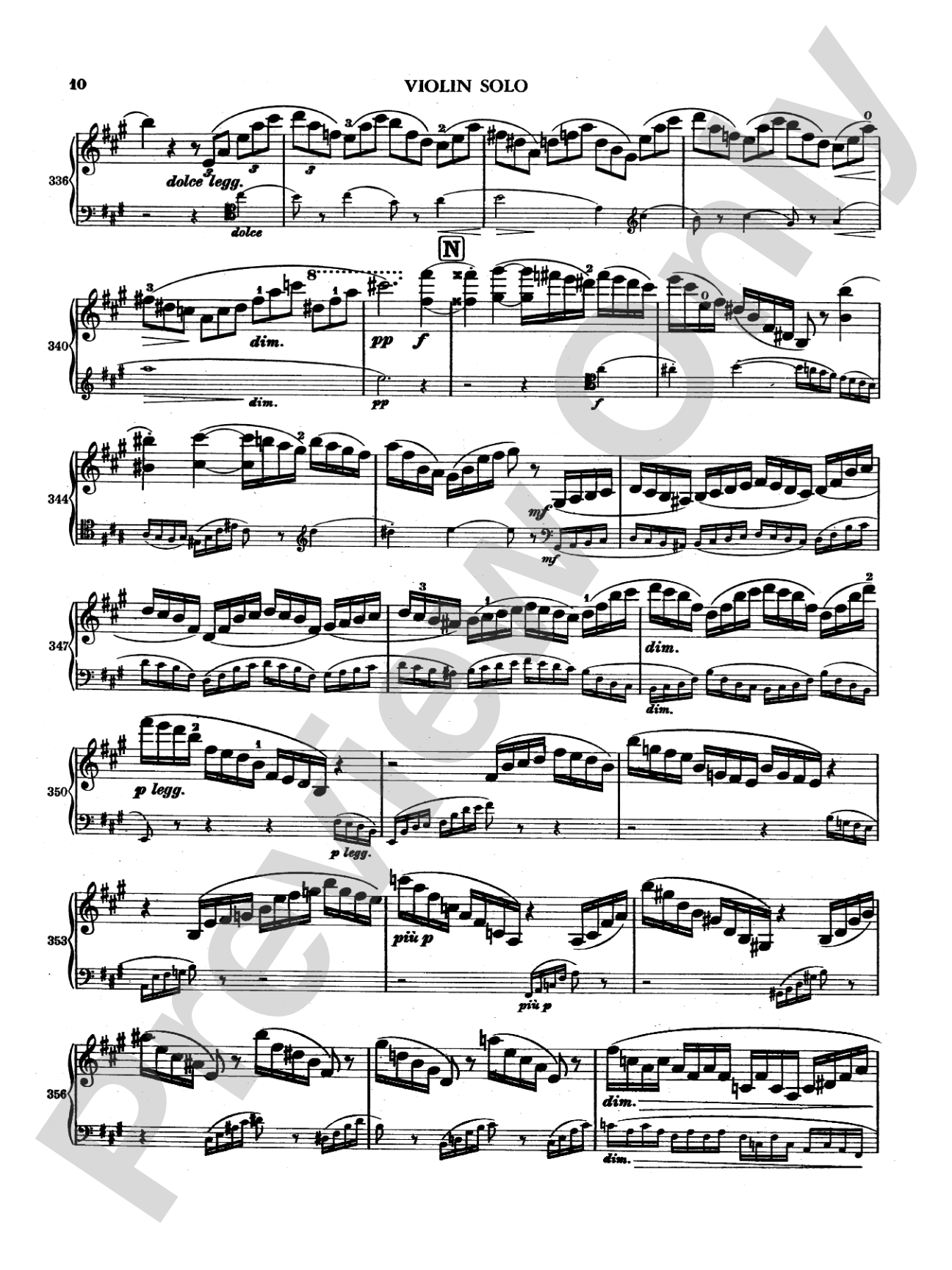 Brahms: Double Concerto in A Minor, Op. 102: Chamber Trio Book