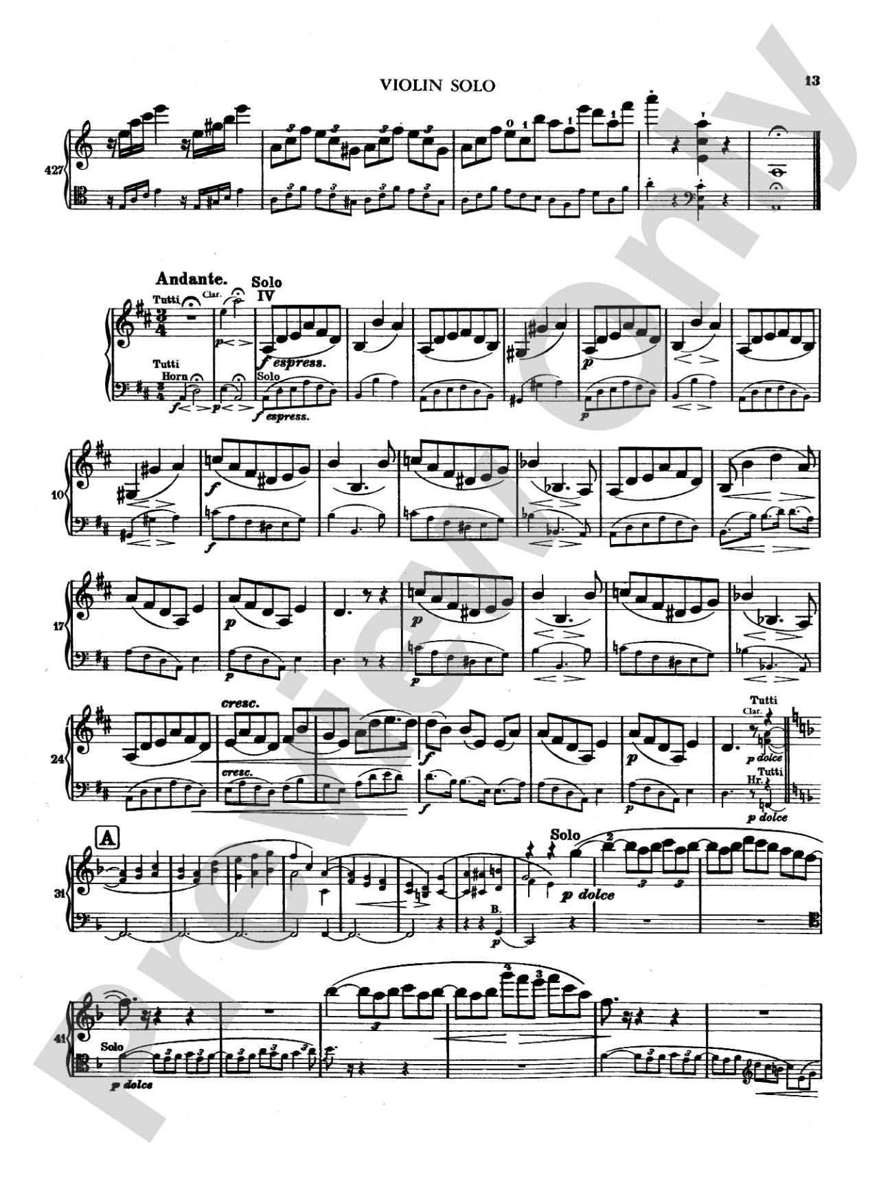 Brahms: Double Concerto in A Minor, Op. 102: Chamber Trio Book