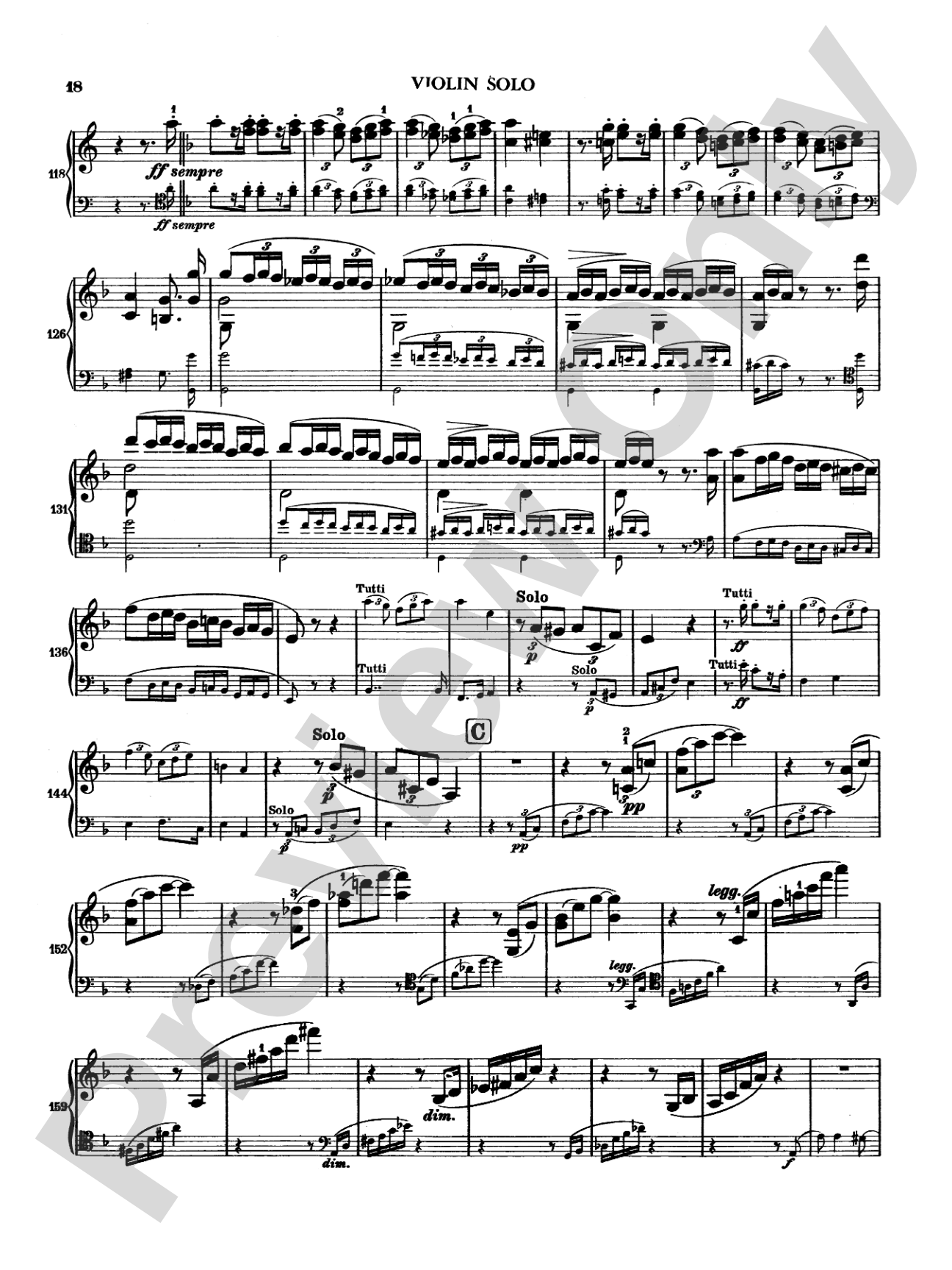 Brahms: Double Concerto in A Minor, Op. 102: Chamber Trio Book