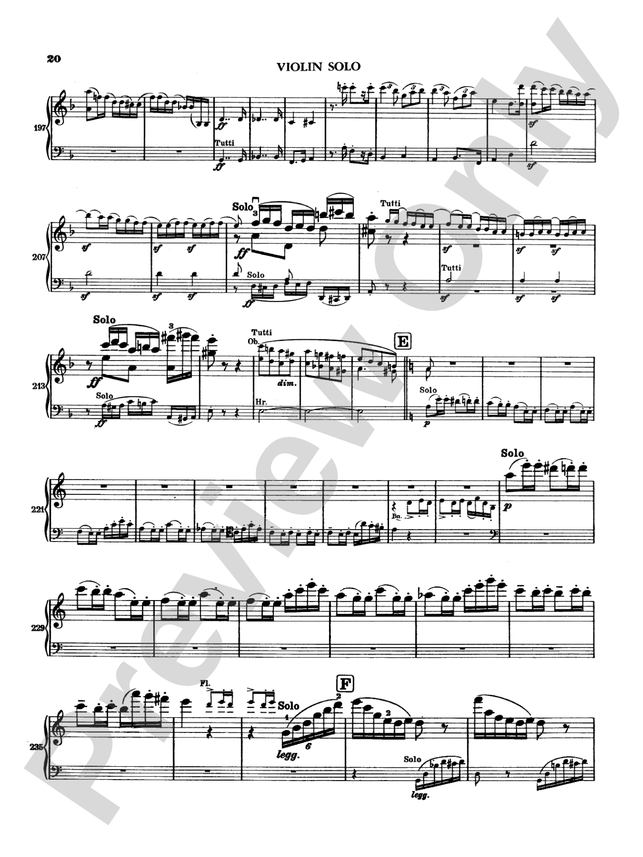 Brahms: Double Concerto in A Minor, Op. 102: Chamber Trio Book