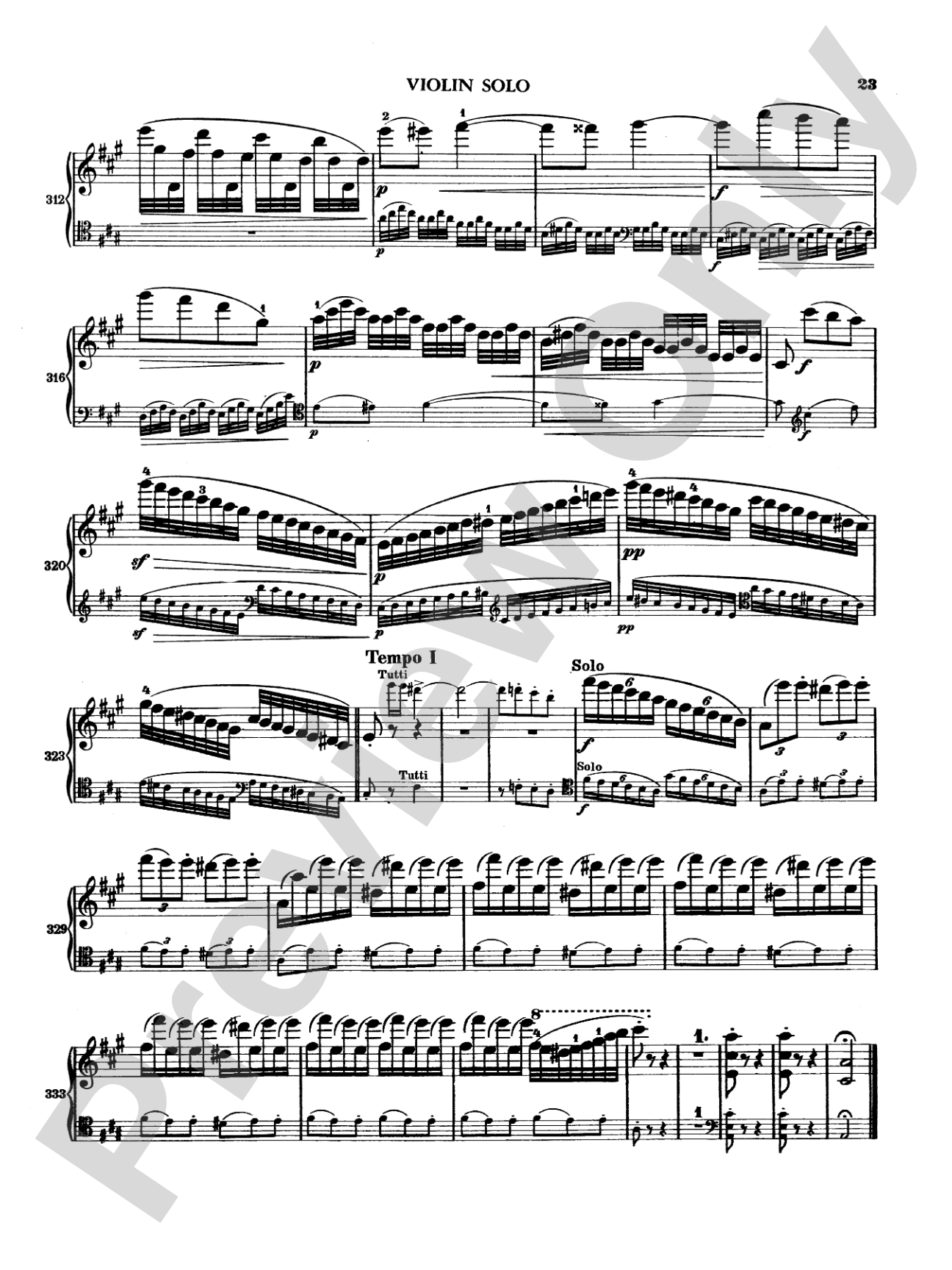 Brahms: Double Concerto in A Minor, Op. 102: Chamber Trio Book