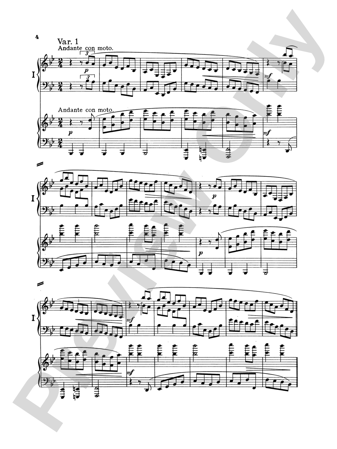 Brahms: Variations on a Theme of Haydn, Op. 56B (Original)