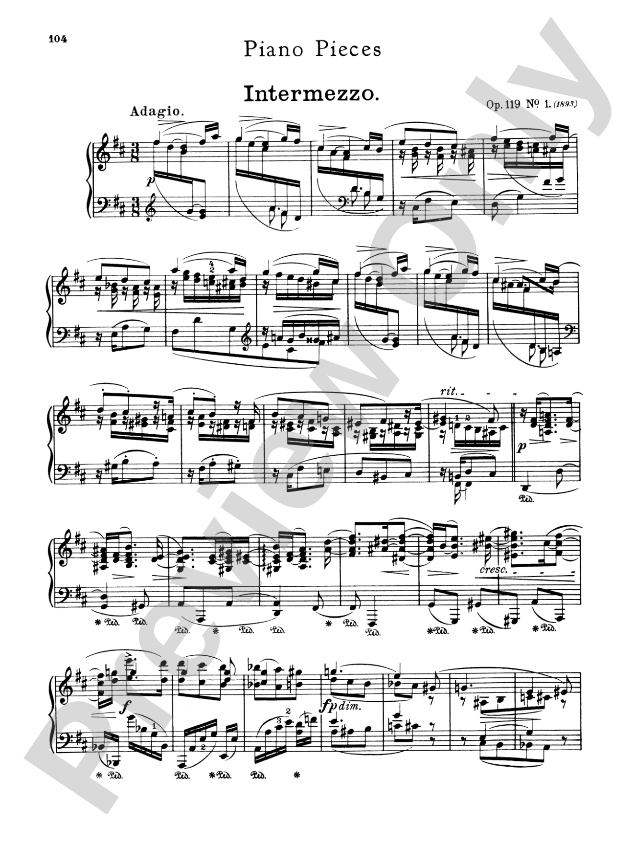 Brahms: Piano Works (Volume II: Op. 76-119 & 5 Etudes)