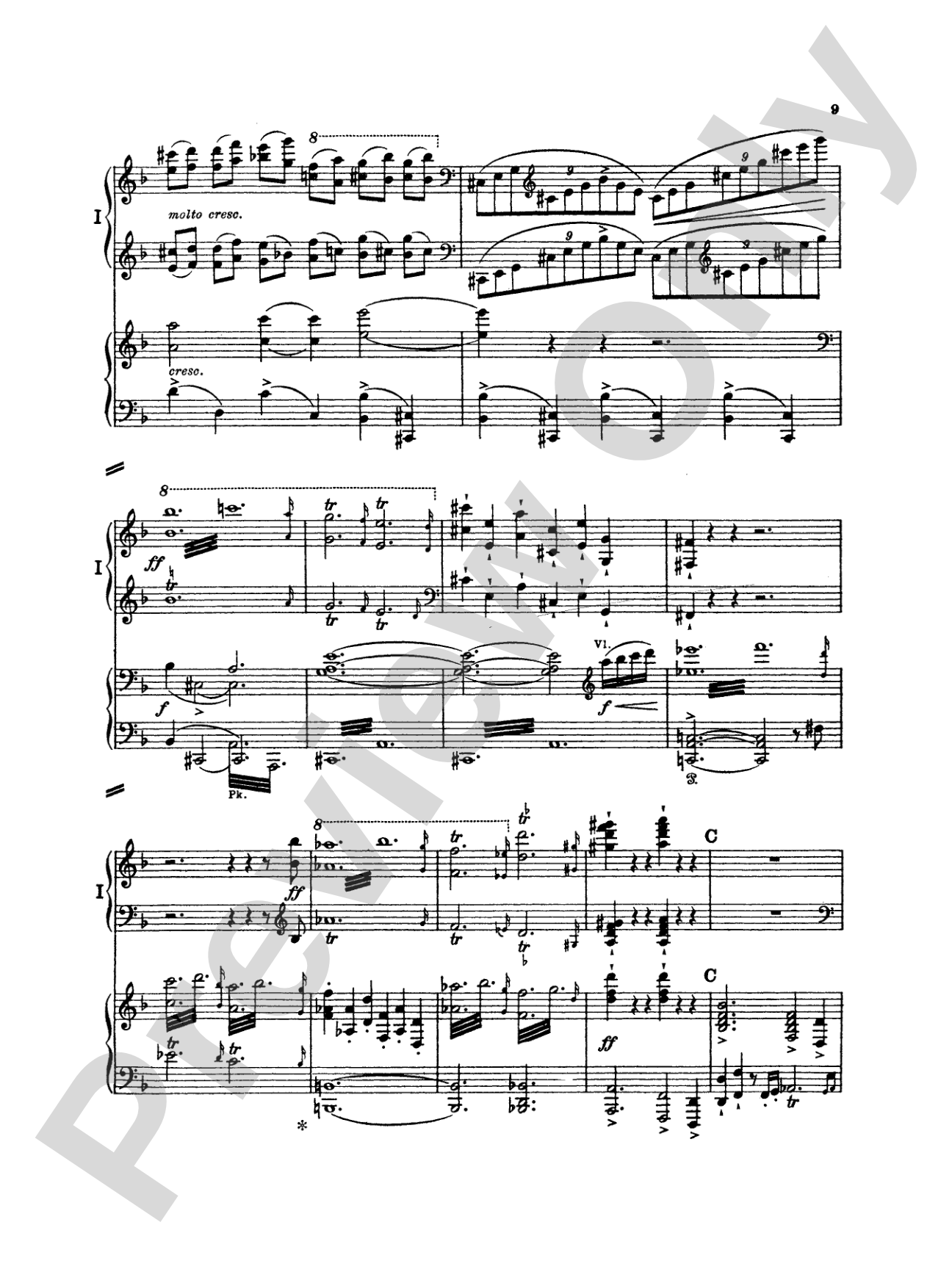 Brahms: Piano Works, Volume III (2 Concertos, Paganini Variations & Waltzes): Piano Book