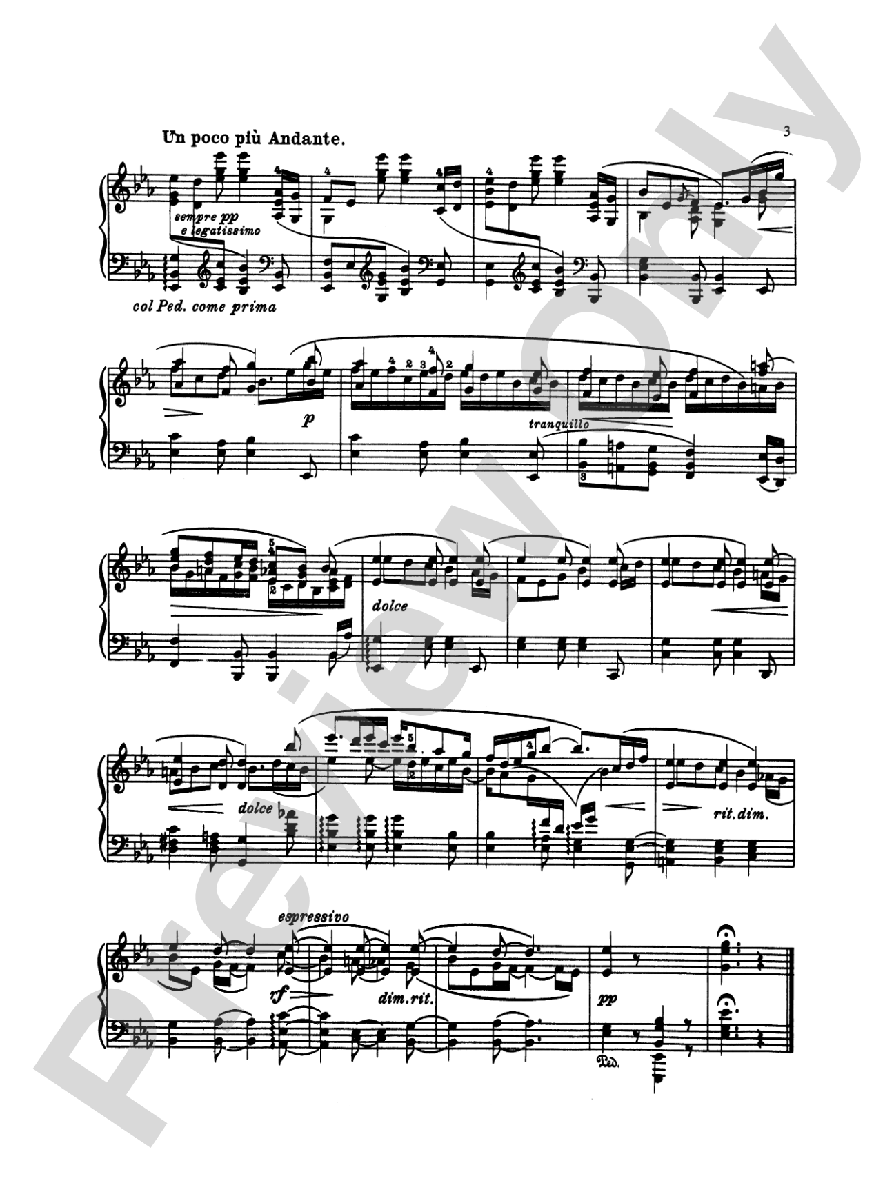 Brahms: Three Intermezzi, Op. 117: Piano