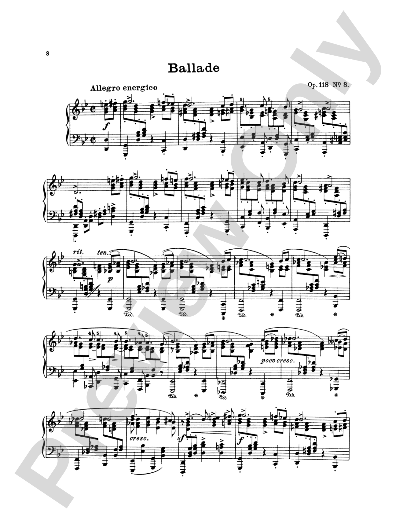Brahms: Intermezzi, Ballade, Romance, Op. 118
