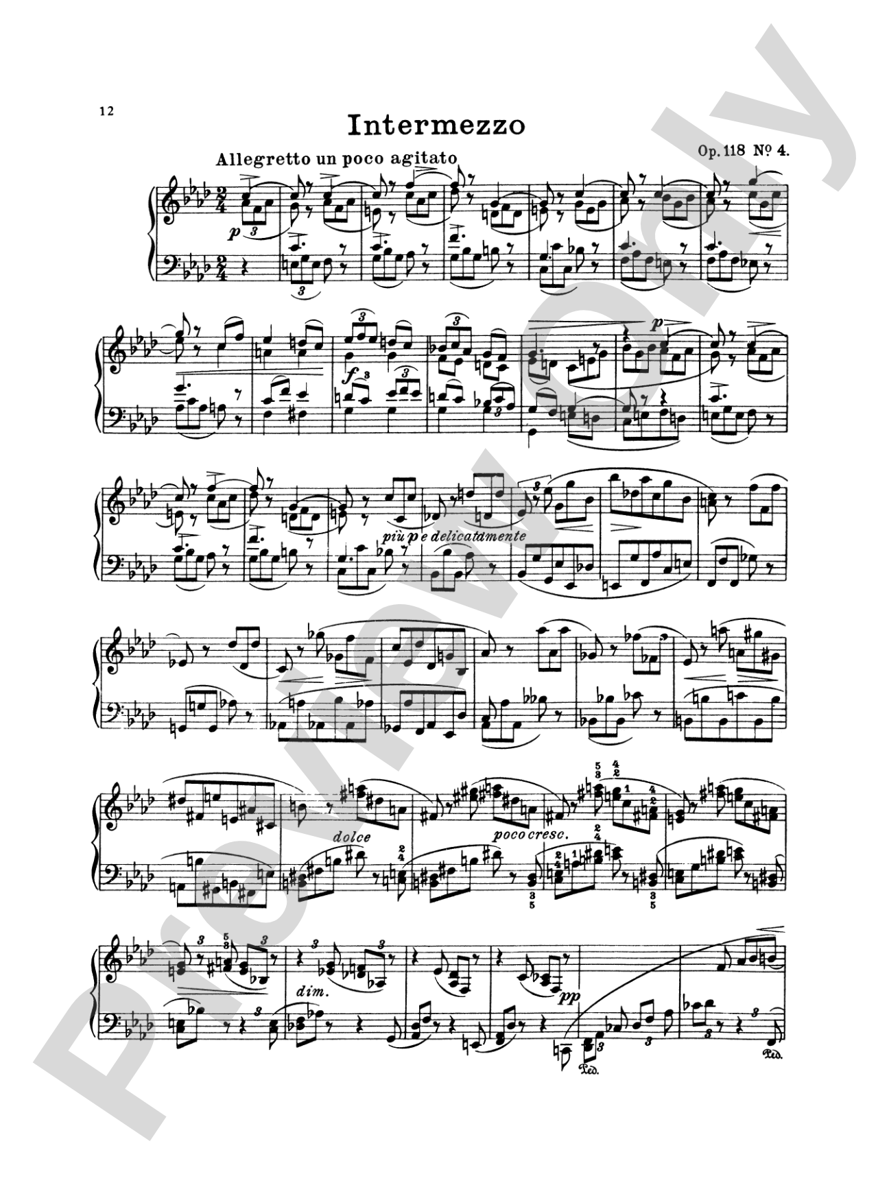 Brahms: Intermezzi, Ballade, Romance, Op. 118