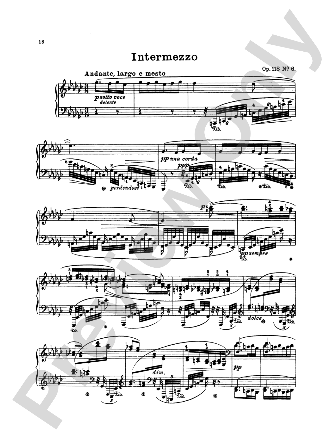Brahms: Intermezzi, Ballade, Romance, Op. 118