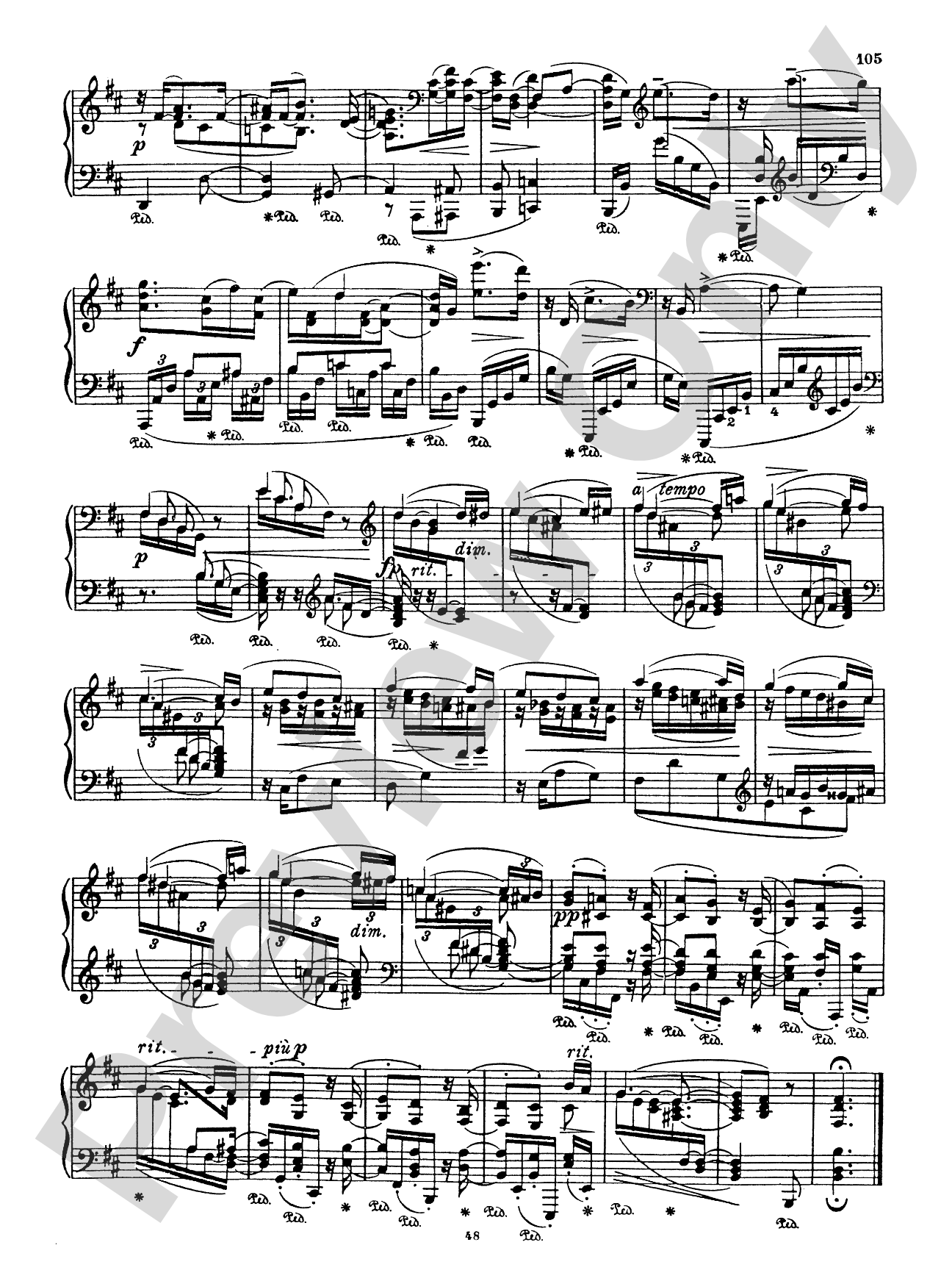 Brahms: Intermezzi, Rhapsody, Op. 119: Piano Book