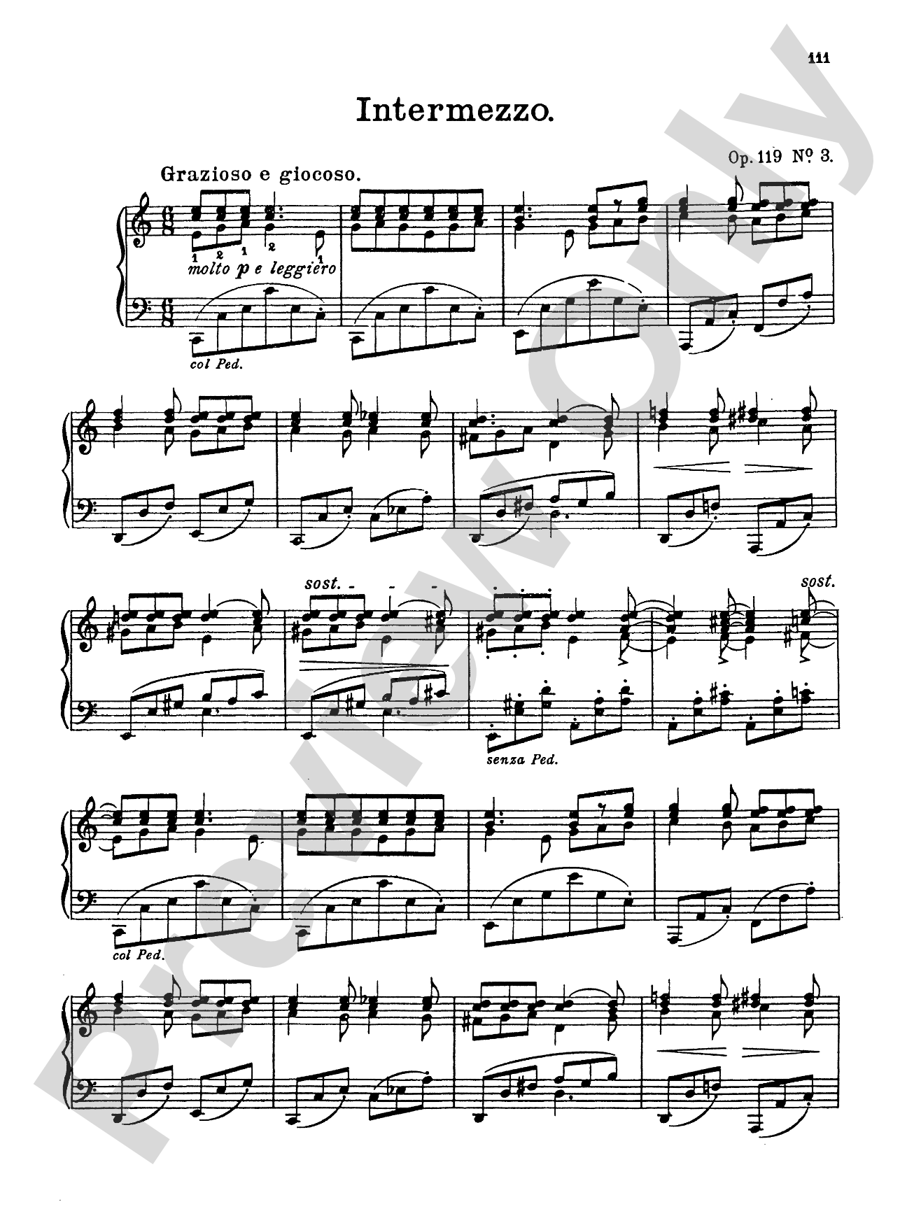 Brahms: Intermezzi, Rhapsody, Op. 119