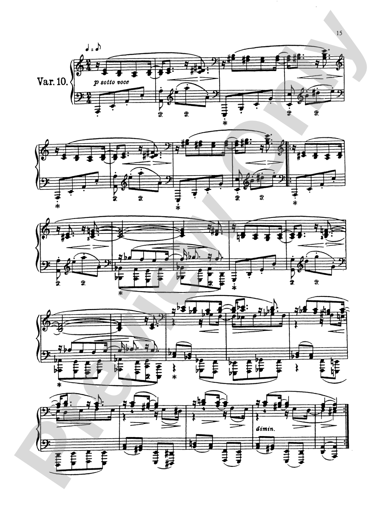 Brahms: Paganini Variations (Complete): Piano