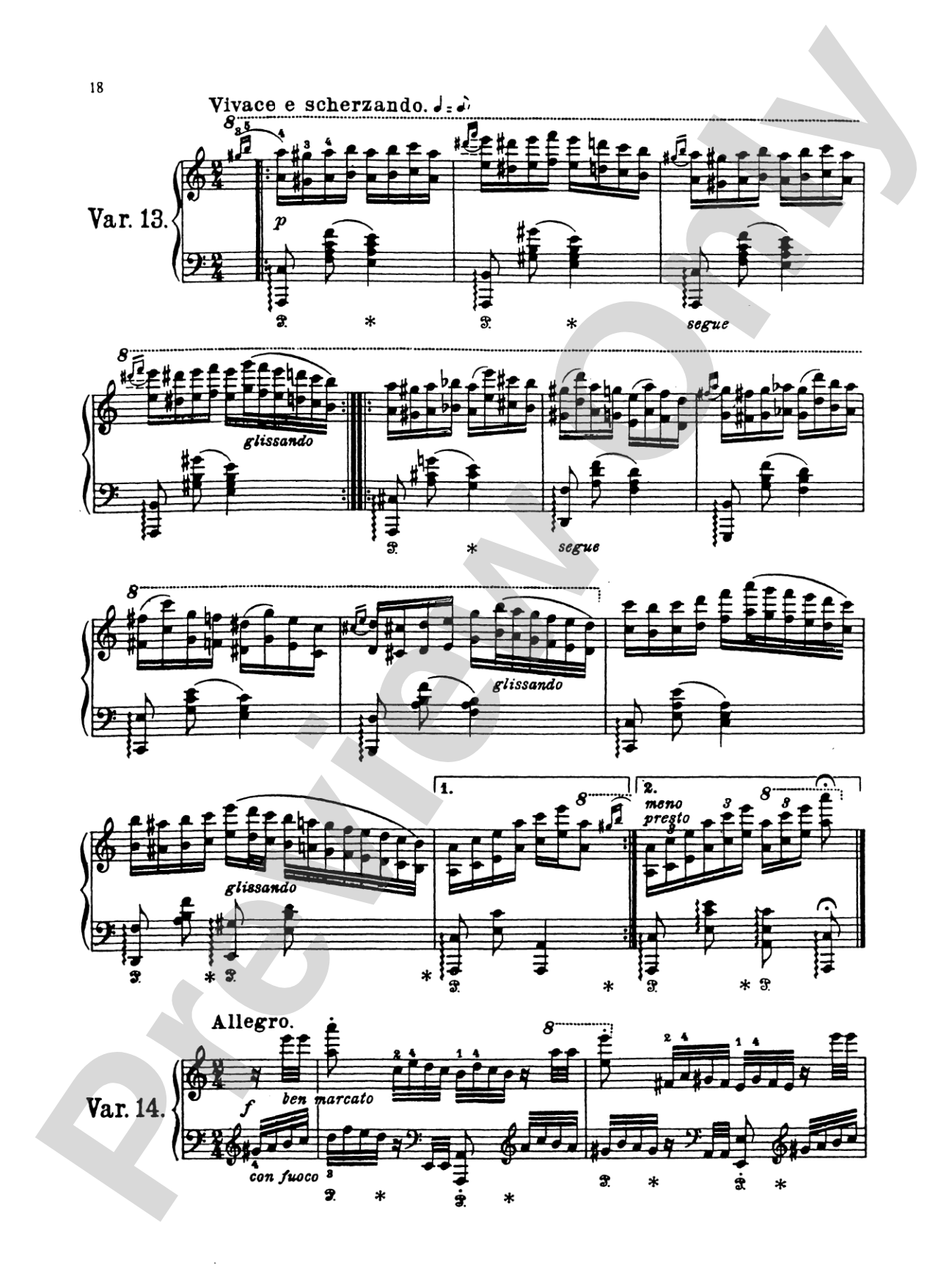 Brahms: Paganini Variations (Complete): Piano
