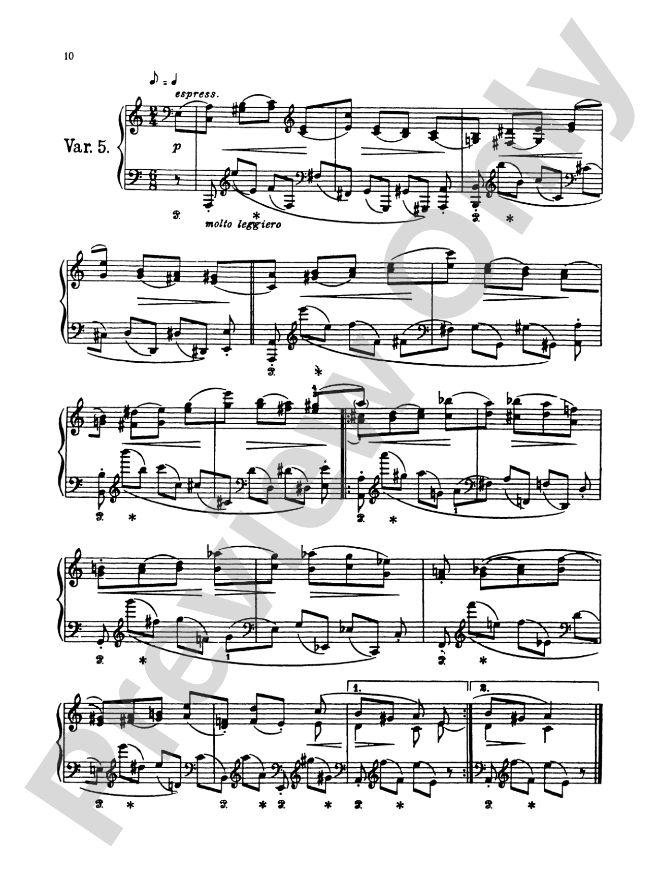 Brahms: Paganini Variations (Complete): Piano