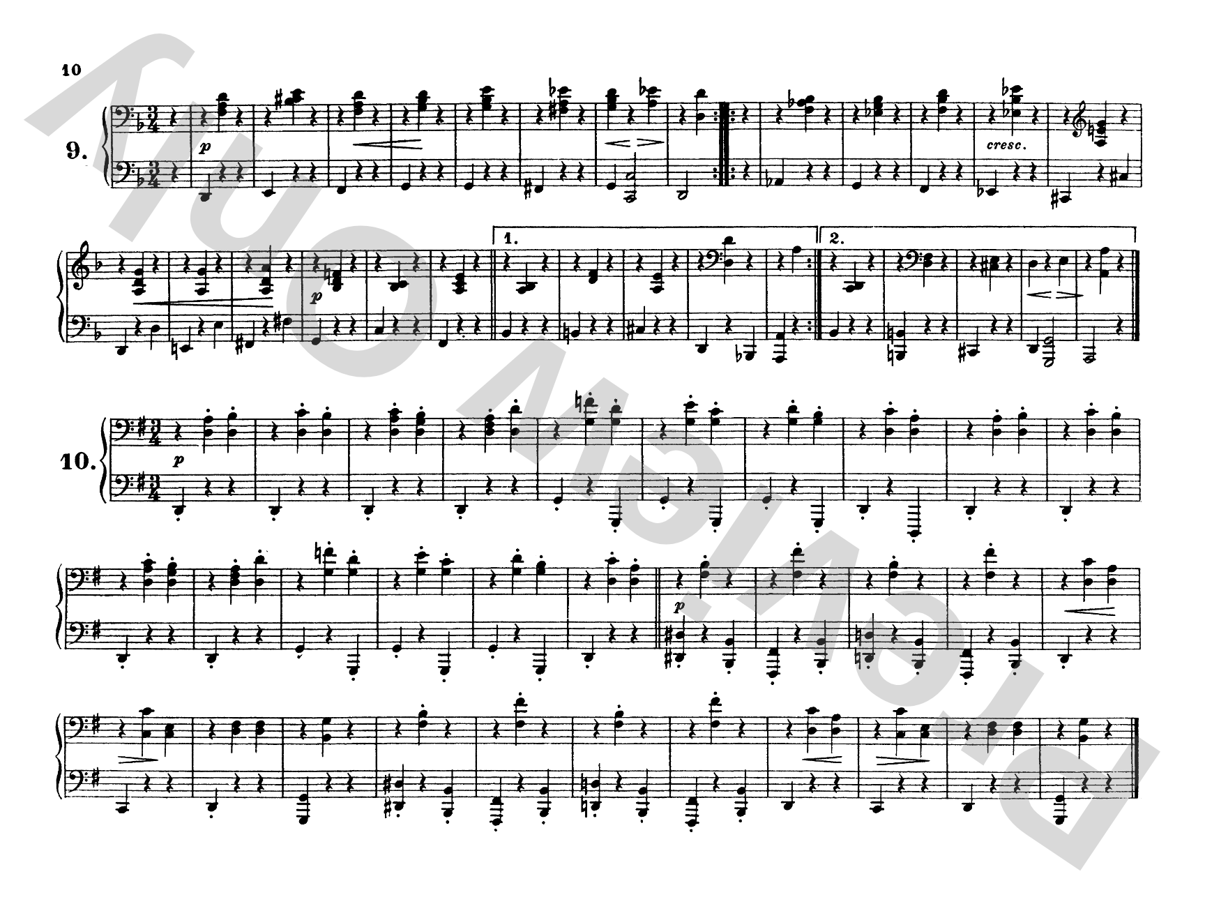 Brahms: Waltzes, Op. 39: Piano Duet (1 Piano, 4 Hands) Comb Bound Book