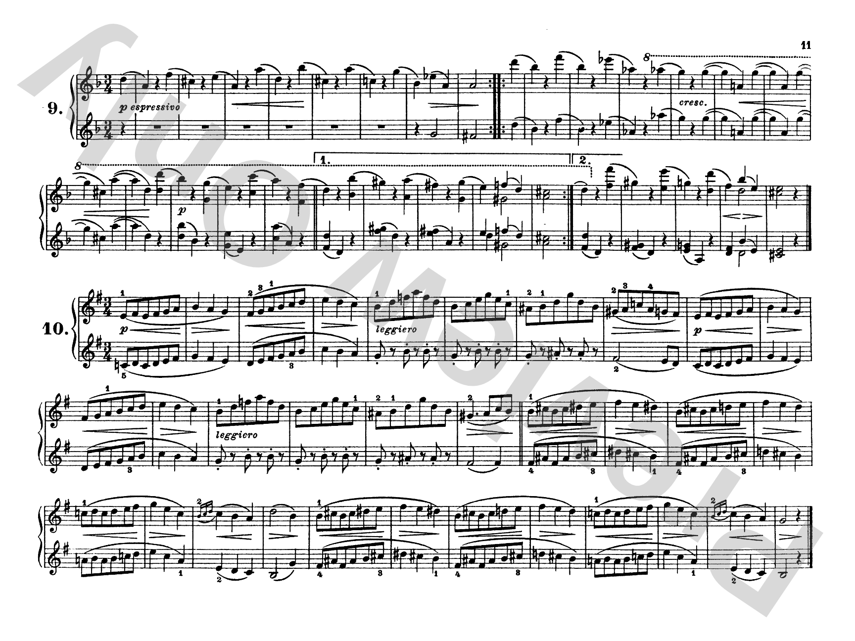 Brahms: Waltzes, Op. 39: Piano Duet (1 Piano, 4 Hands) Comb Bound Book