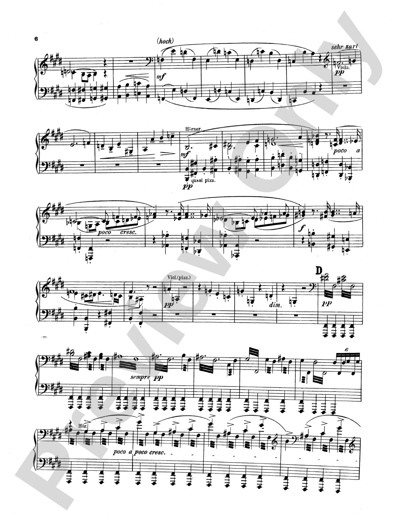 Bruckner: Symphony No. 7 in E Major (ISBN: 0757912818): Piano Duet (1 Piano, 4 Hands) Comb Bound Book