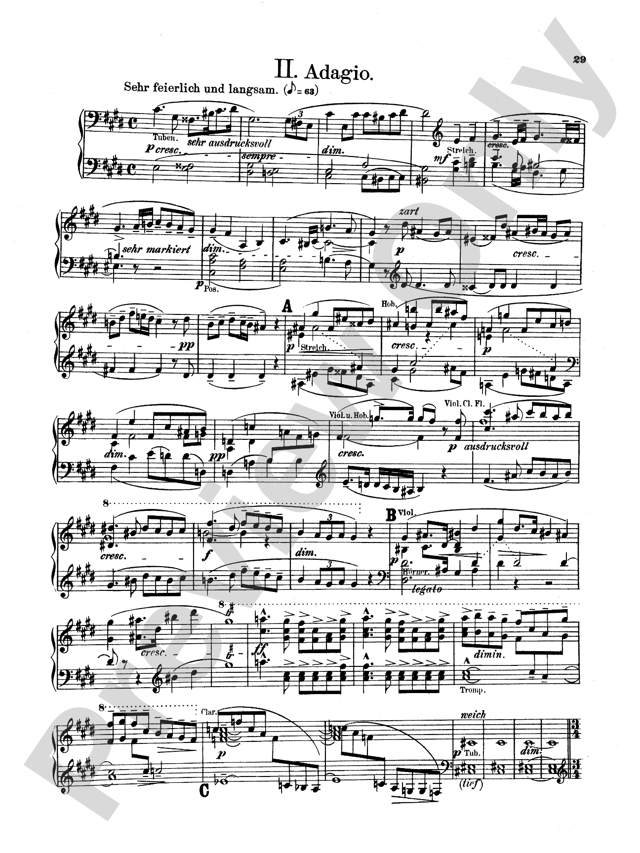 Bruckner: Symphony No. 7 in E Major (ISBN: 0757912818)