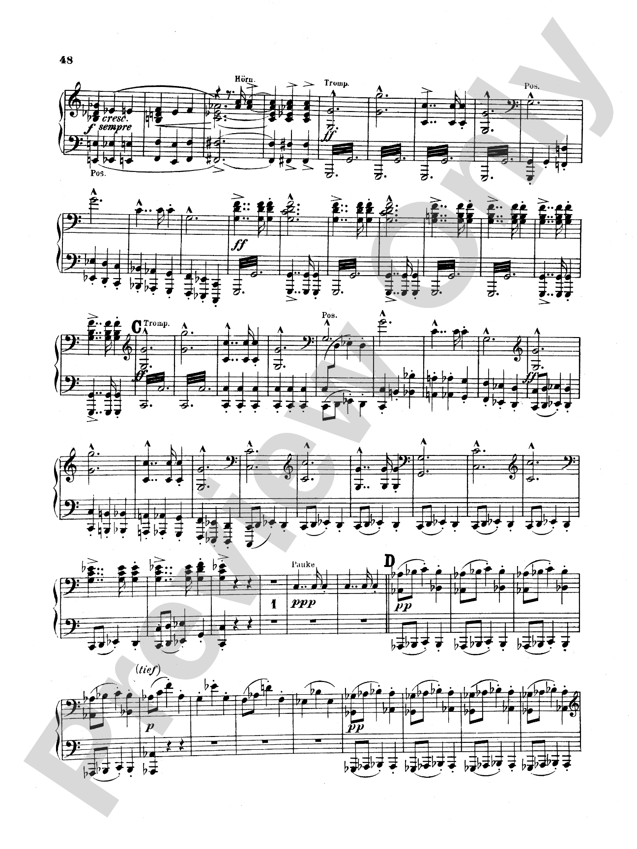 Bruckner: Symphony No. 7 in E Major (ISBN: 0757912818)